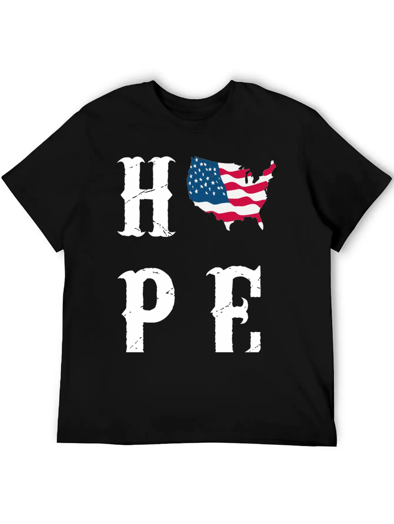 American Flag Country Hope Awareness Stylish Everyday T-Shirt – Unisex Basic Cotton Tee