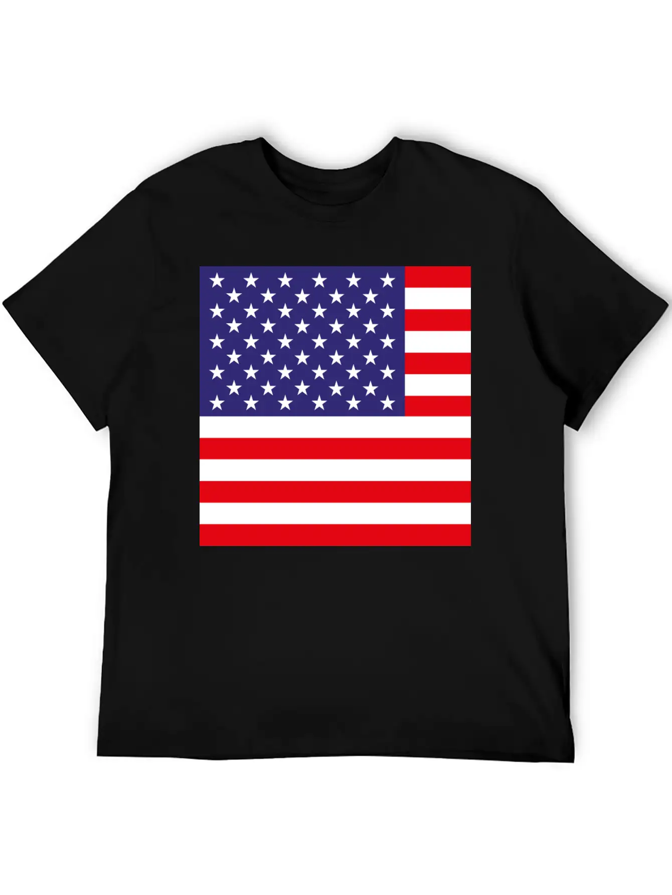 American Flag Stylish Everyday T-Shirt – Unisex Basic Cotton Tee