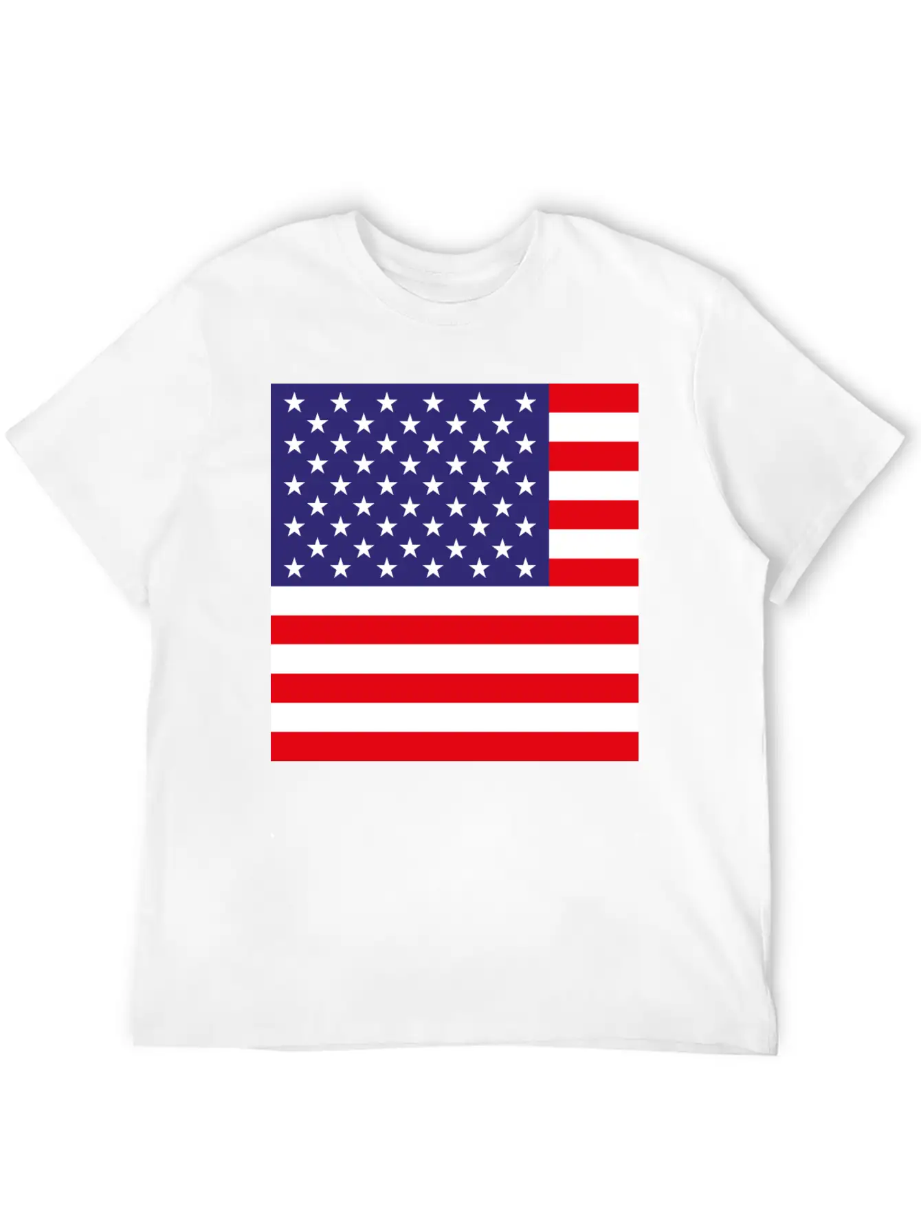 American Flag Stylish Everyday T-Shirt – Unisex Basic Cotton Tee