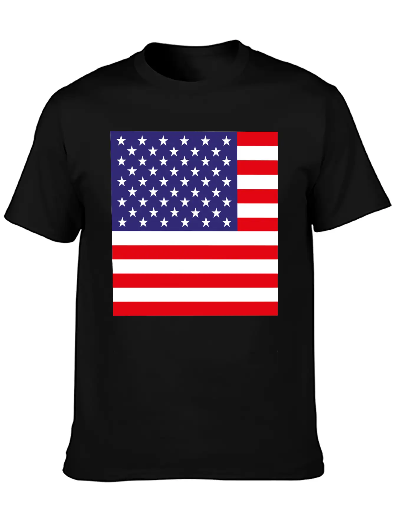 American Flag Stylish Everyday T-Shirt – Unisex Basic Cotton Tee