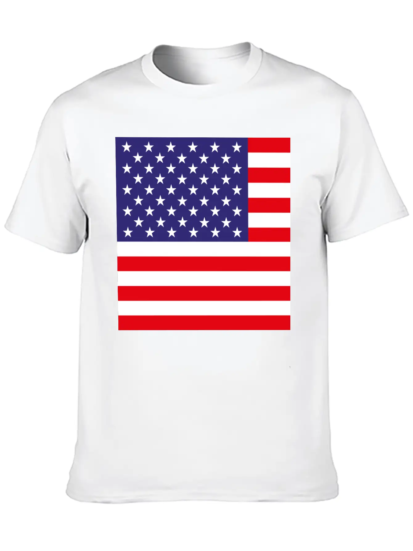 American Flag Stylish Everyday T-Shirt – Unisex Basic Cotton Tee
