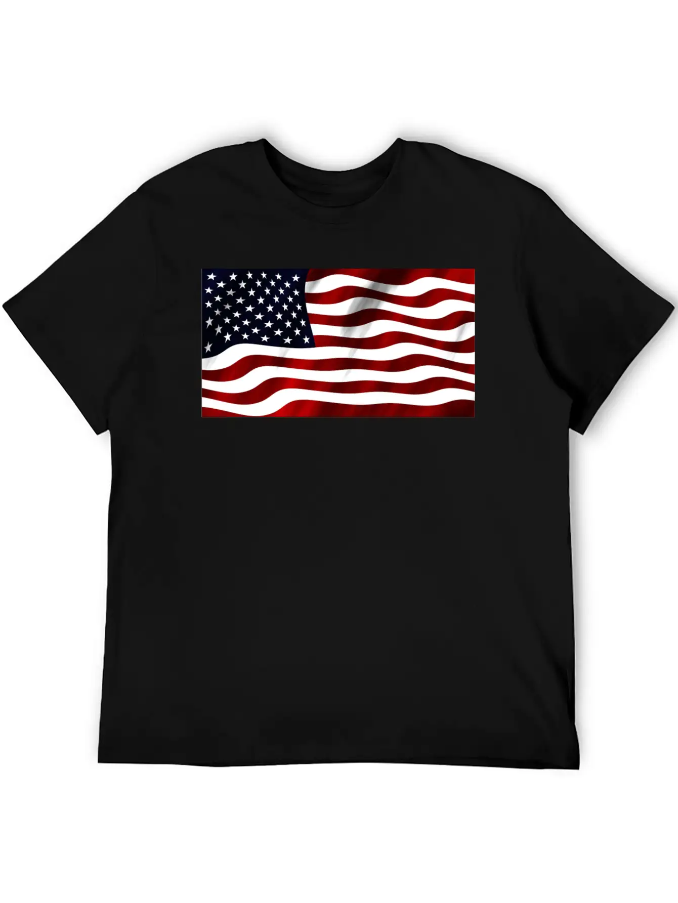 American Flag Timeless Short Sleeve Tee – Comfy And Minimalist Design