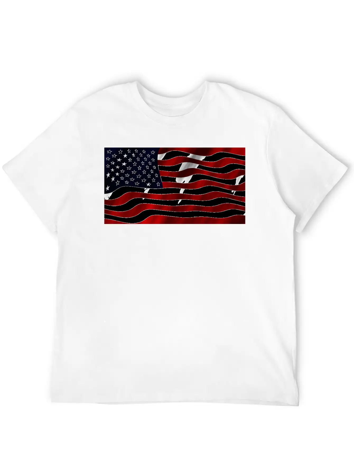 American Flag Timeless Short Sleeve Tee – Comfy And Minimalist Design