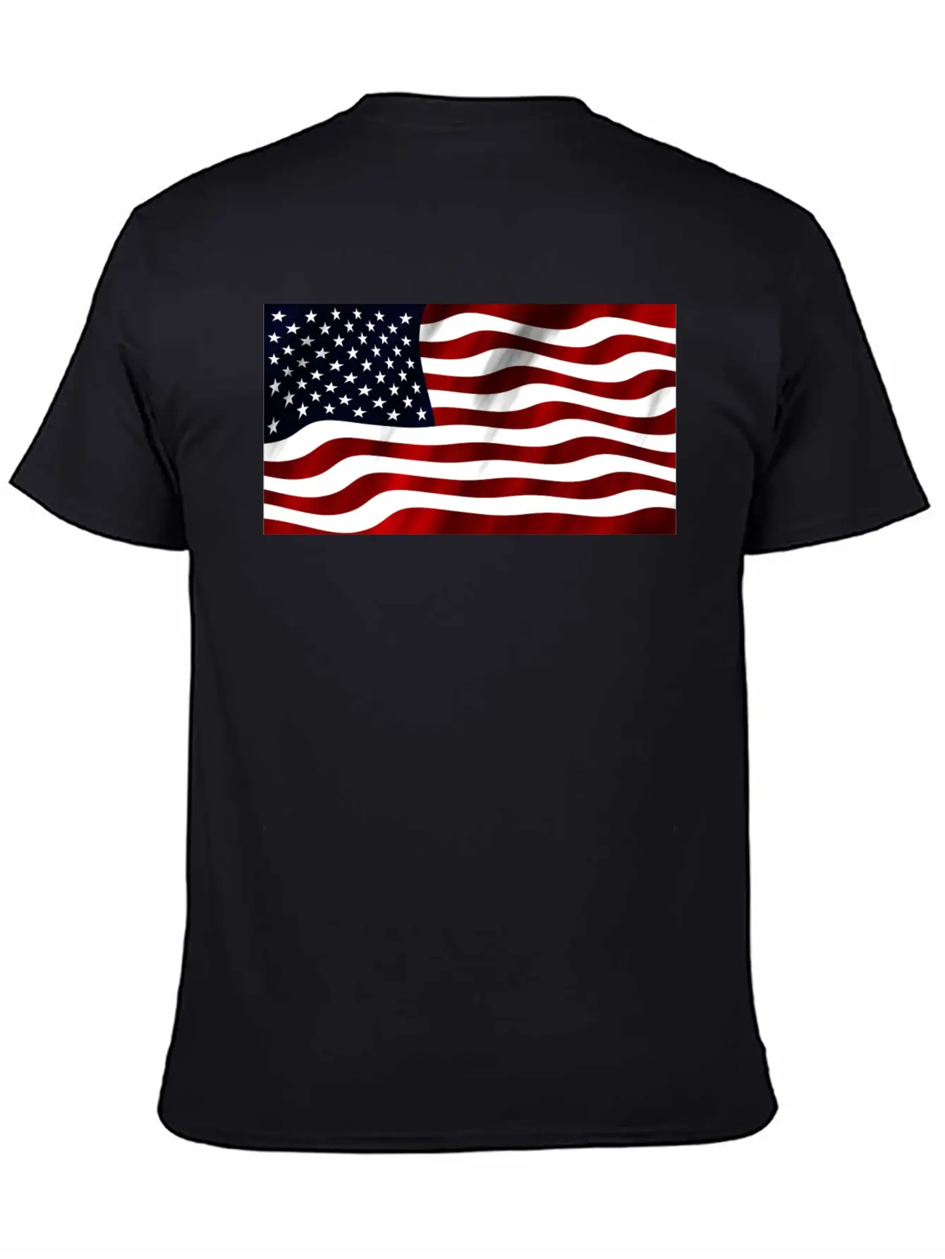American Flag Timeless Short Sleeve Tee – Comfy And Minimalist Design
