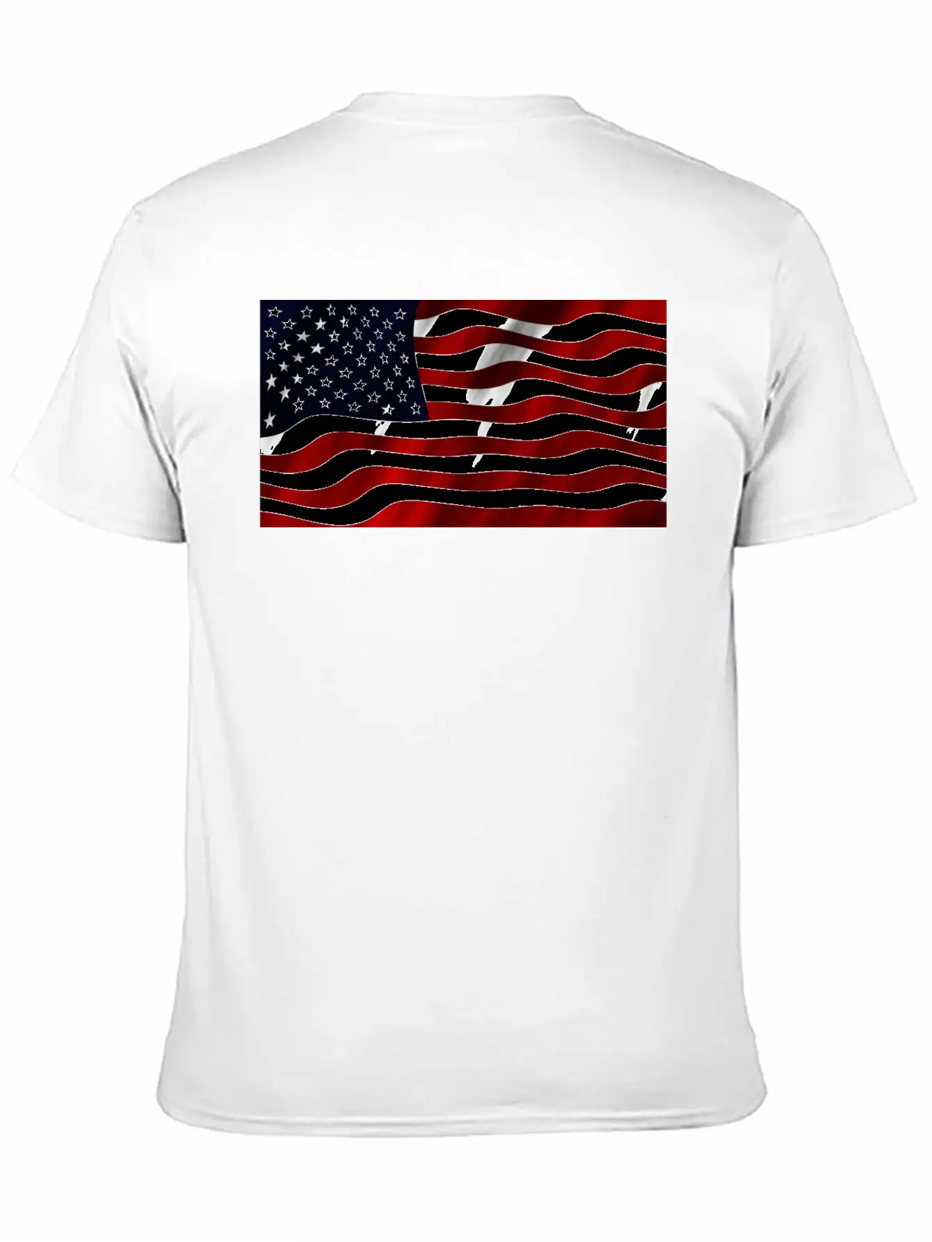American Flag Timeless Short Sleeve Tee – Comfy And Minimalist Design