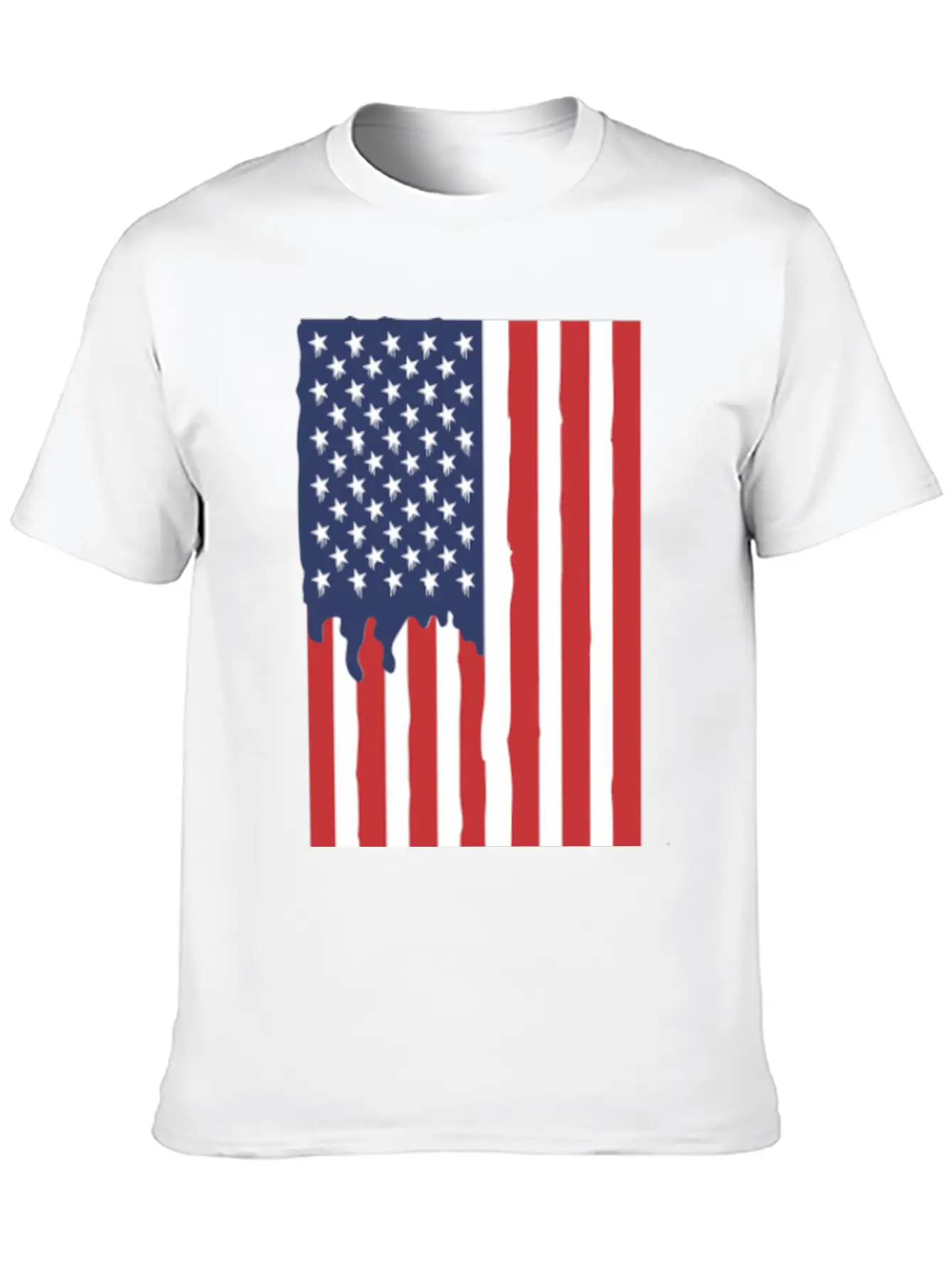 American Flag Unisex Short Sleeve Soft Cotton T-Shirt – Casual Everyday Wear