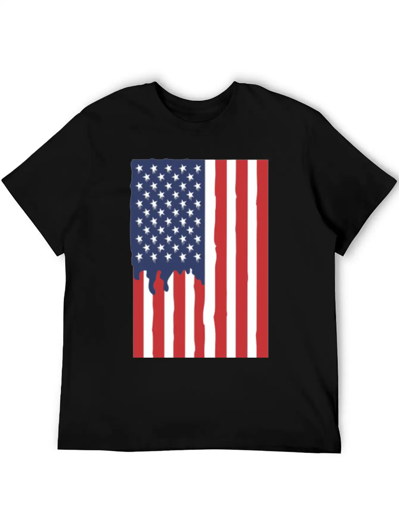American Flag Unisex Short Sleeve Soft Cotton T-Shirt – Casual Everyday Wear