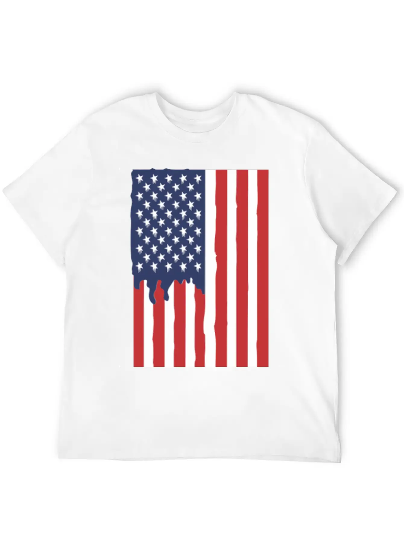 American Flag Unisex Short Sleeve Soft Cotton T-Shirt – Casual Everyday Wear