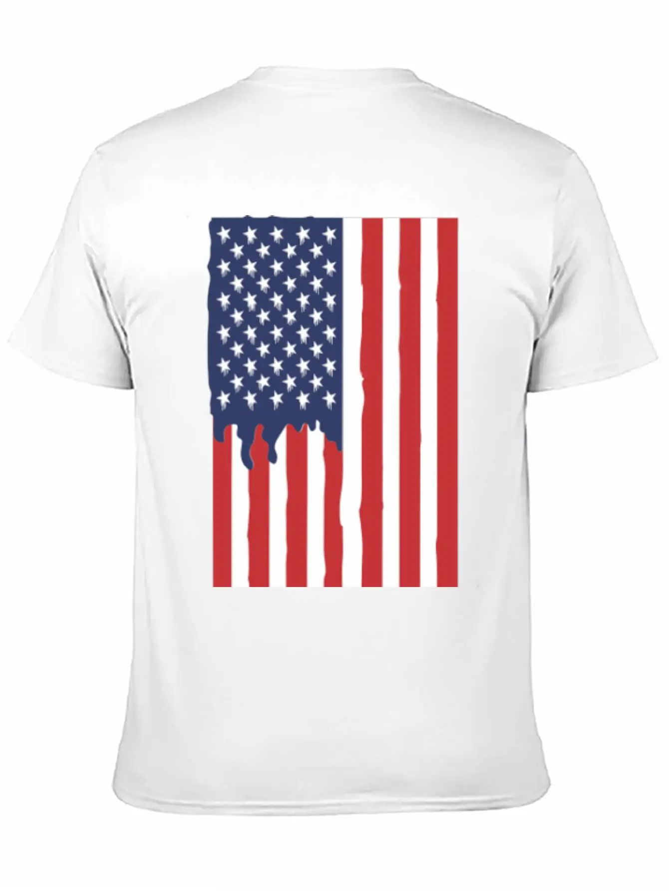 American Flag Unisex Short Sleeve Soft Cotton T-Shirt – Casual Everyday Wear