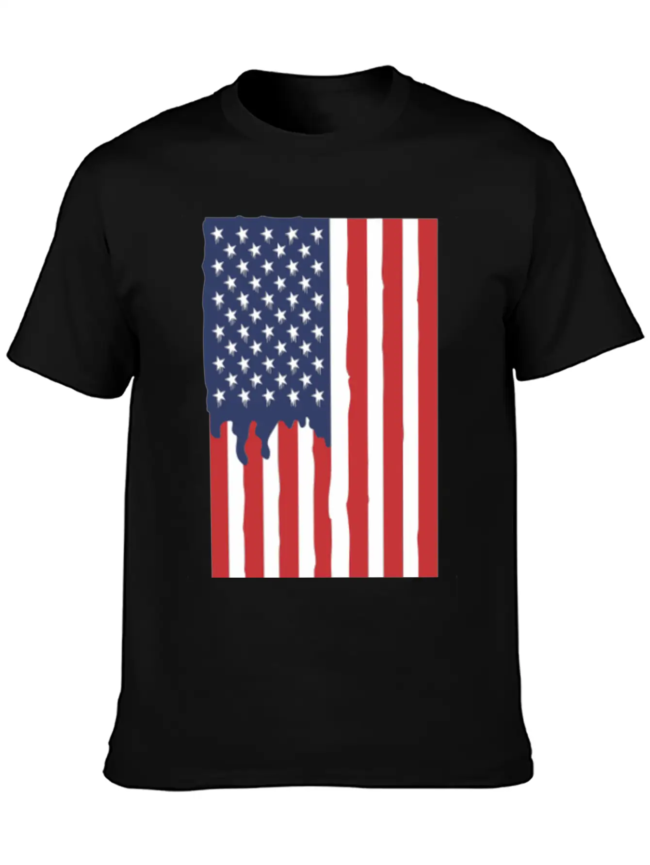 American Flag Unisex Short Sleeve Soft Cotton T-Shirt – Casual Everyday Wear