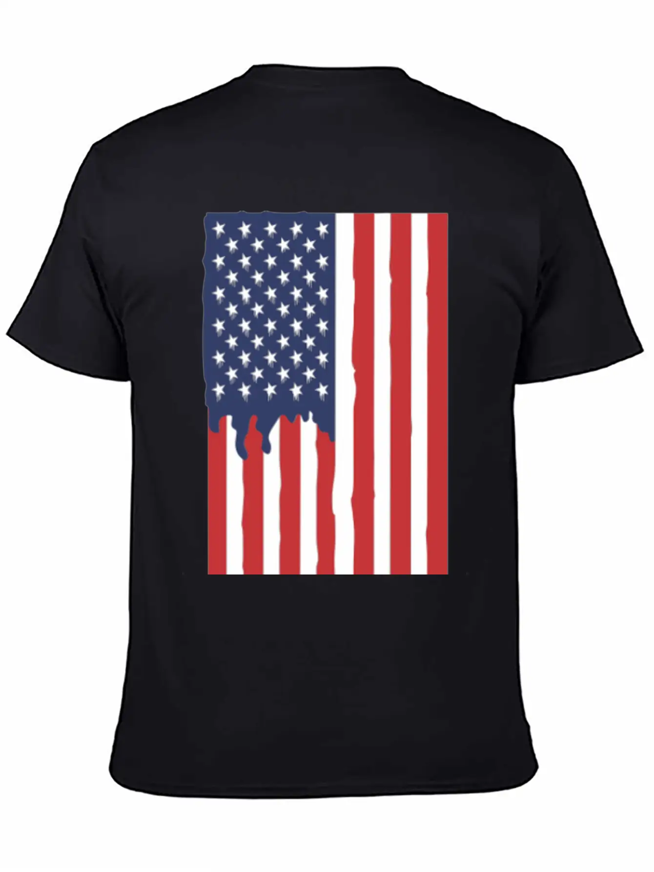 American Flag Unisex Short Sleeve Soft Cotton T-Shirt – Casual Everyday Wear