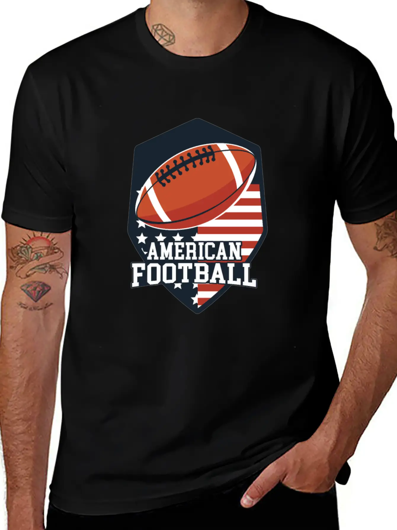 American Football Basic Graphic T-Shirt – Daily Comfort In Soft Cotton