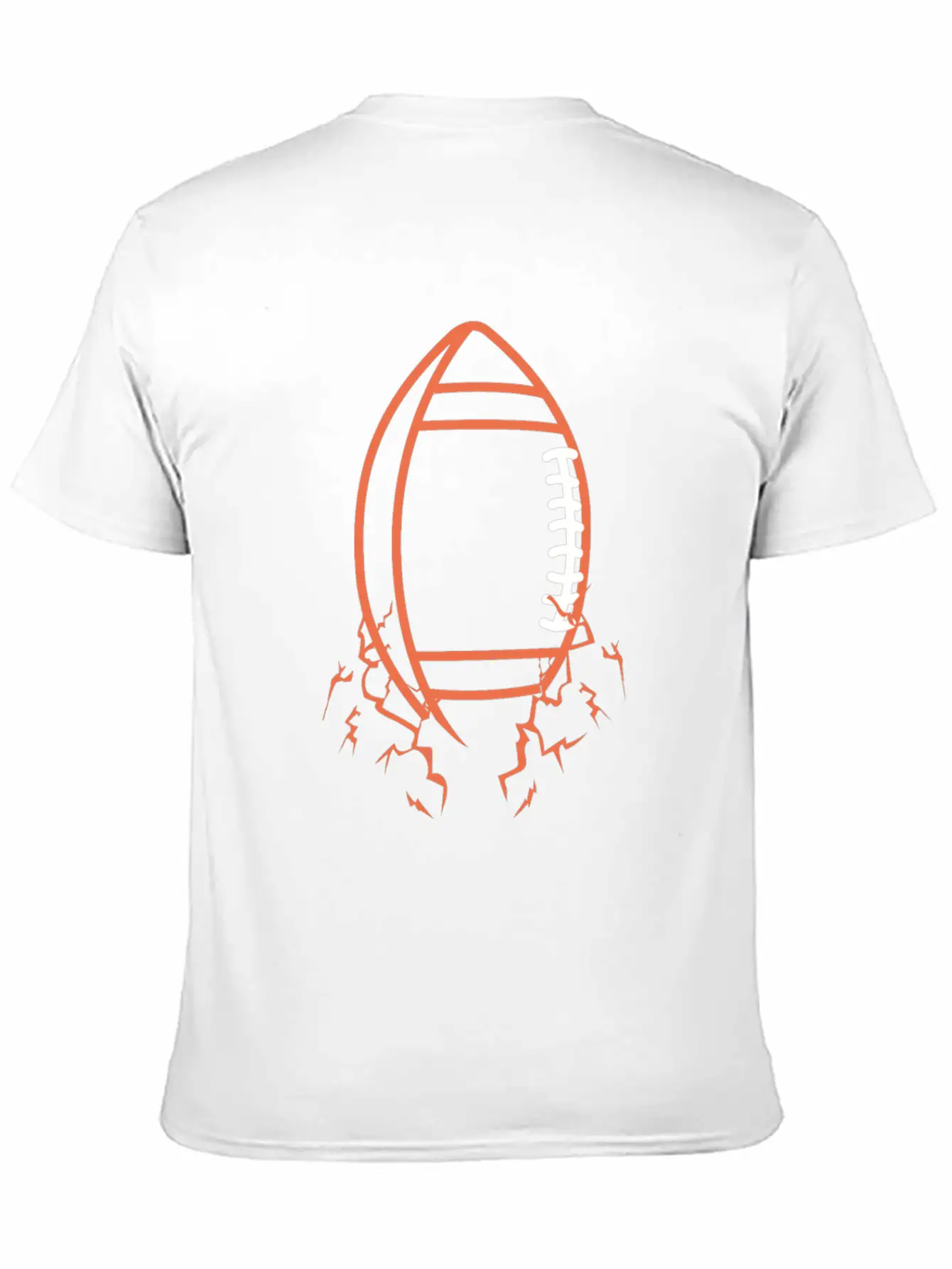 American Football Lightning Stylish Everyday T-Shirt – Unisex Basic Cotton Tee