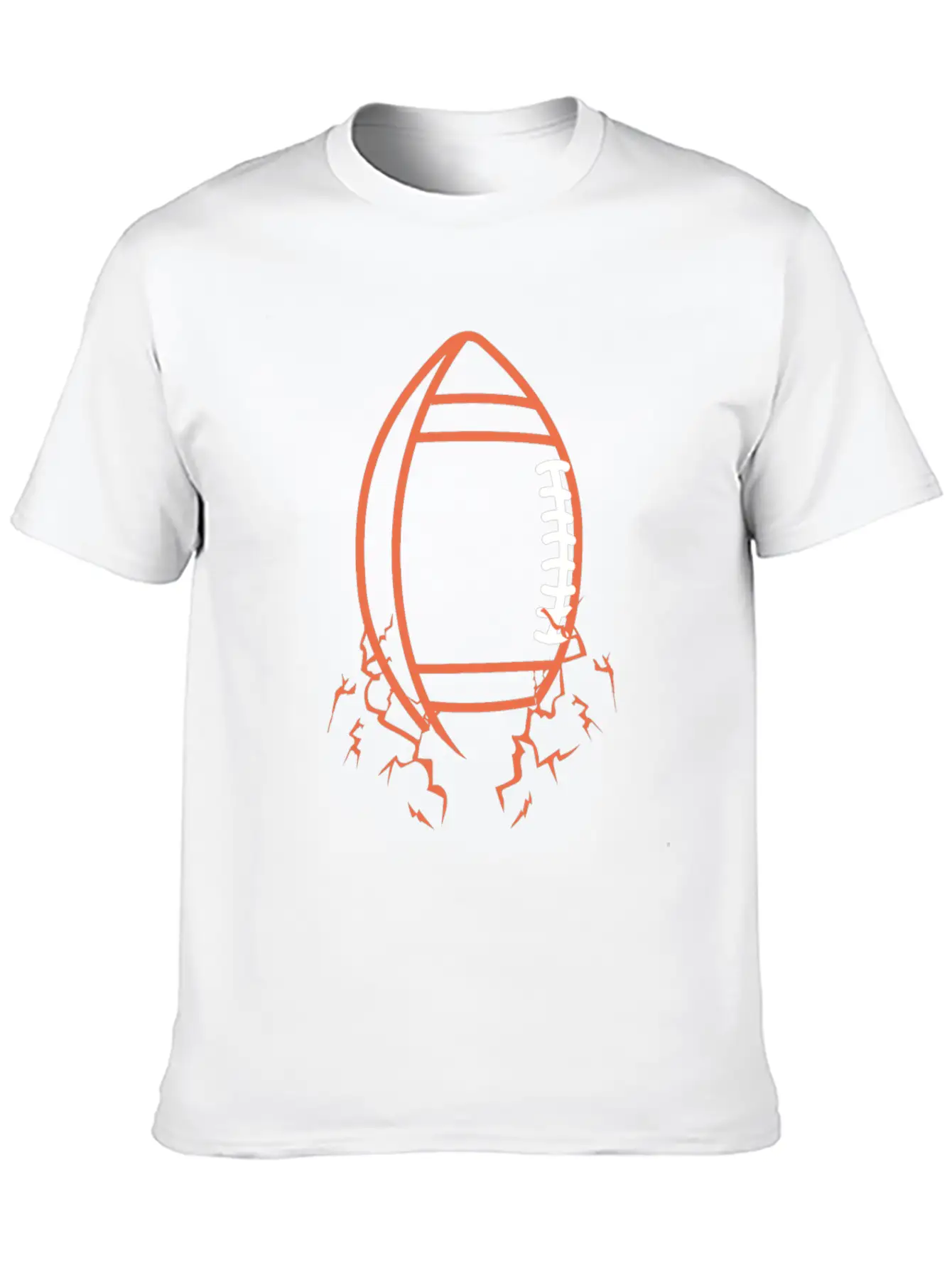 American Football Lightning Stylish Everyday T-Shirt – Unisex Basic Cotton Tee