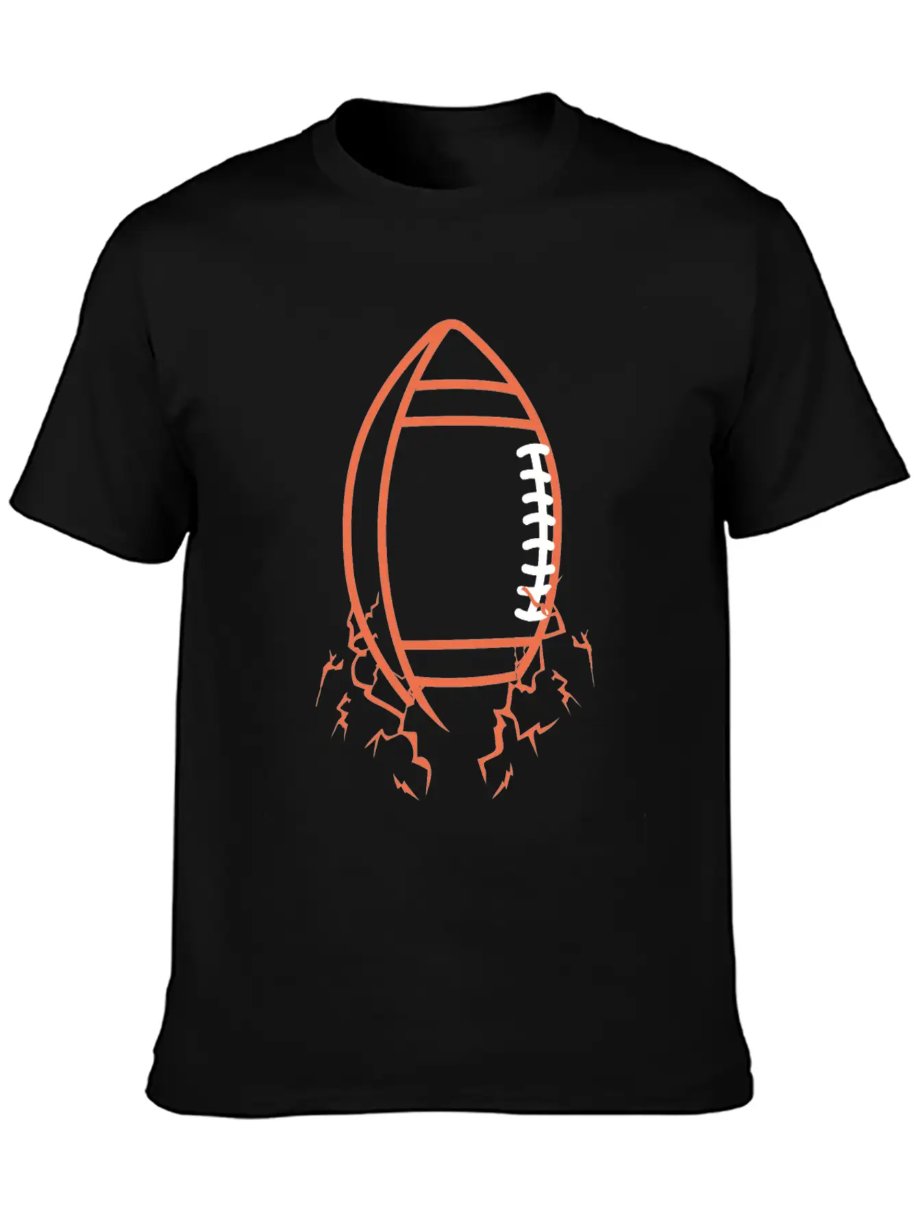 American Football Lightning Stylish Everyday T-Shirt – Unisex Basic Cotton Tee