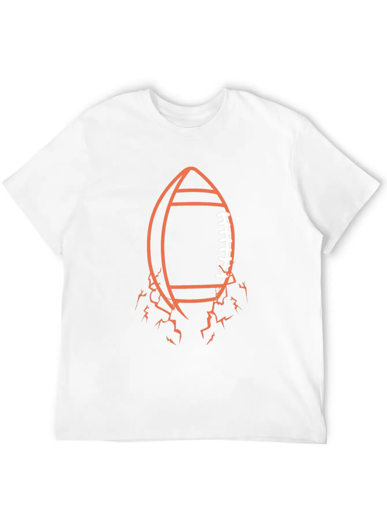 American Football Lightning Stylish Everyday T-Shirt – Unisex Basic Cotton Tee