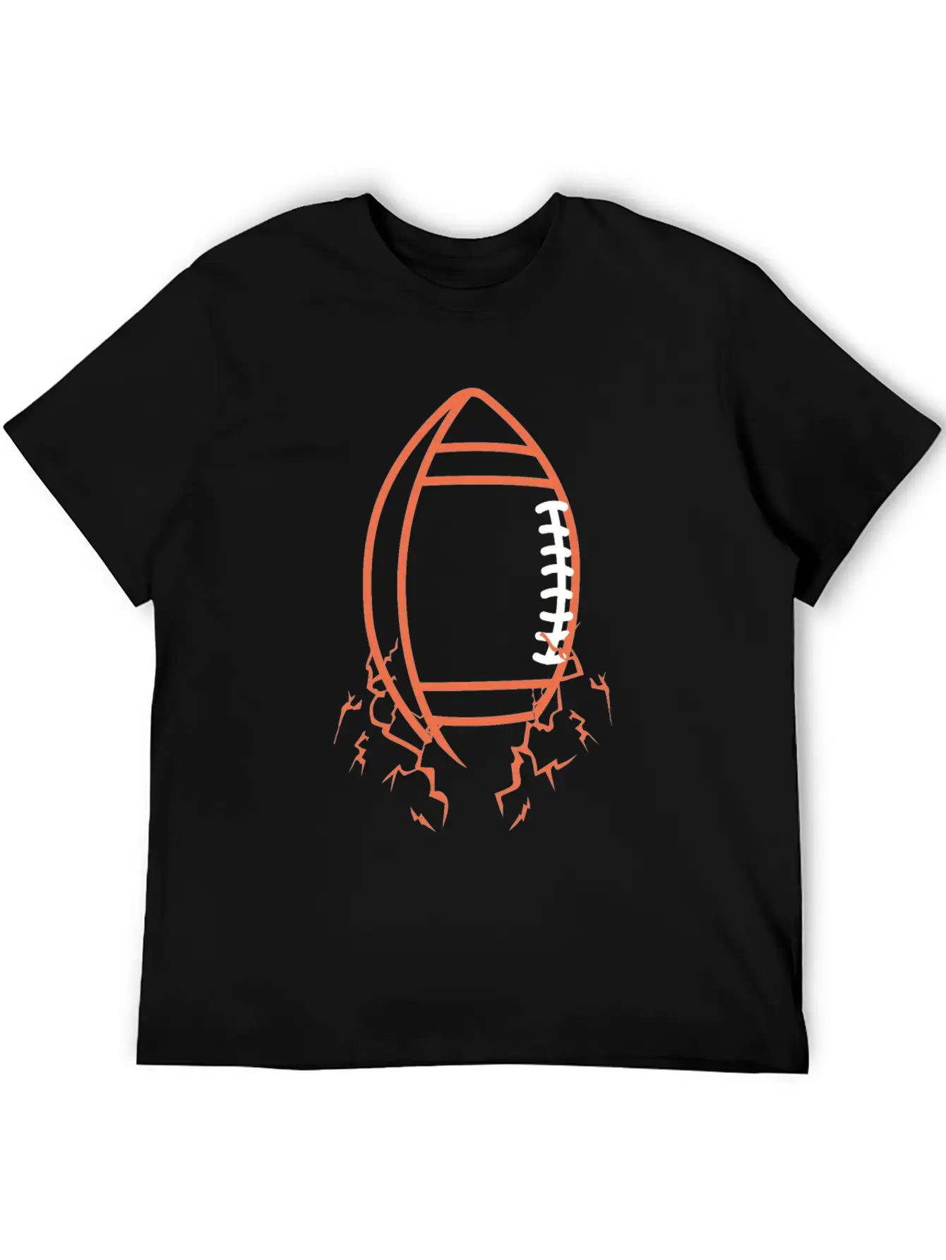 American Football Lightning Stylish Everyday T-Shirt – Unisex Basic Cotton Tee