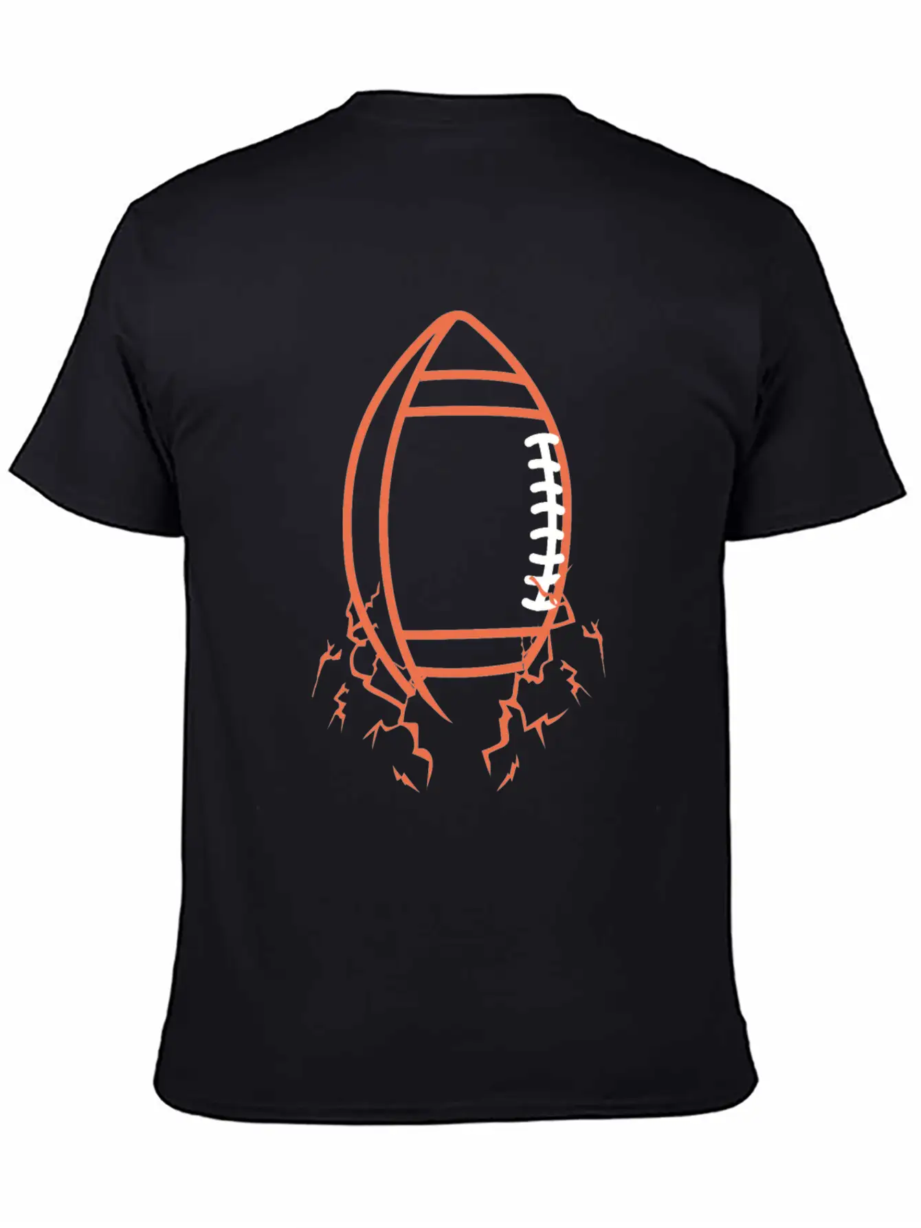 American Football Lightning Stylish Everyday T-Shirt – Unisex Basic Cotton Tee