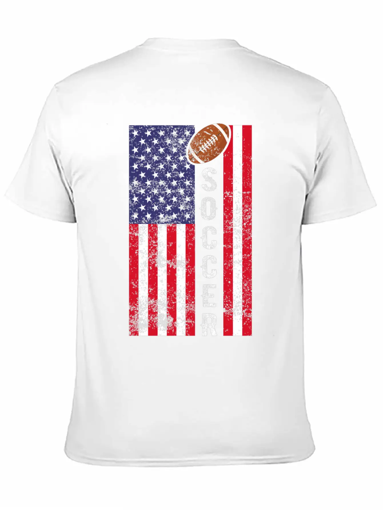 American Football : Soccer Unisex Short Sleeve Soft Cotton T-Shirt – Casual Everyday Wear