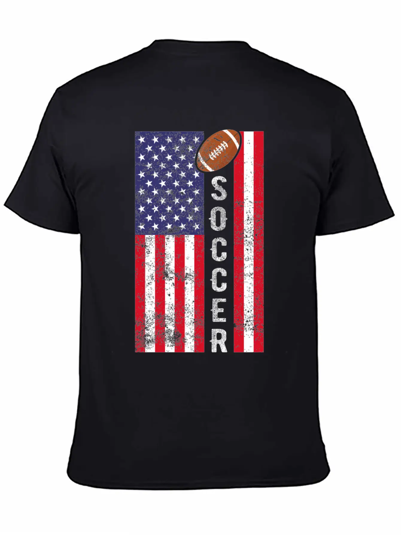 American Football : Soccer Unisex Short Sleeve Soft Cotton T-Shirt – Casual Everyday Wear