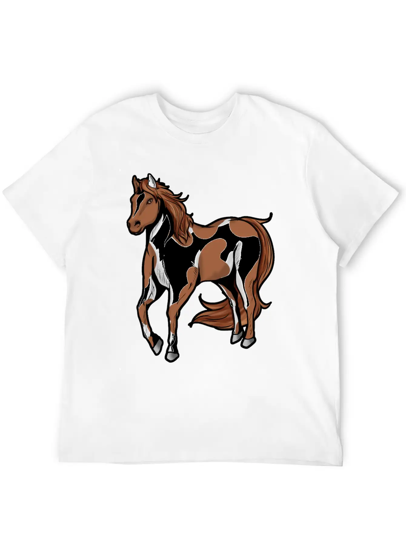 American Paint Horse Horses Riding Present Comfortable Minimalist Graphic Tee – Summer Style Essential