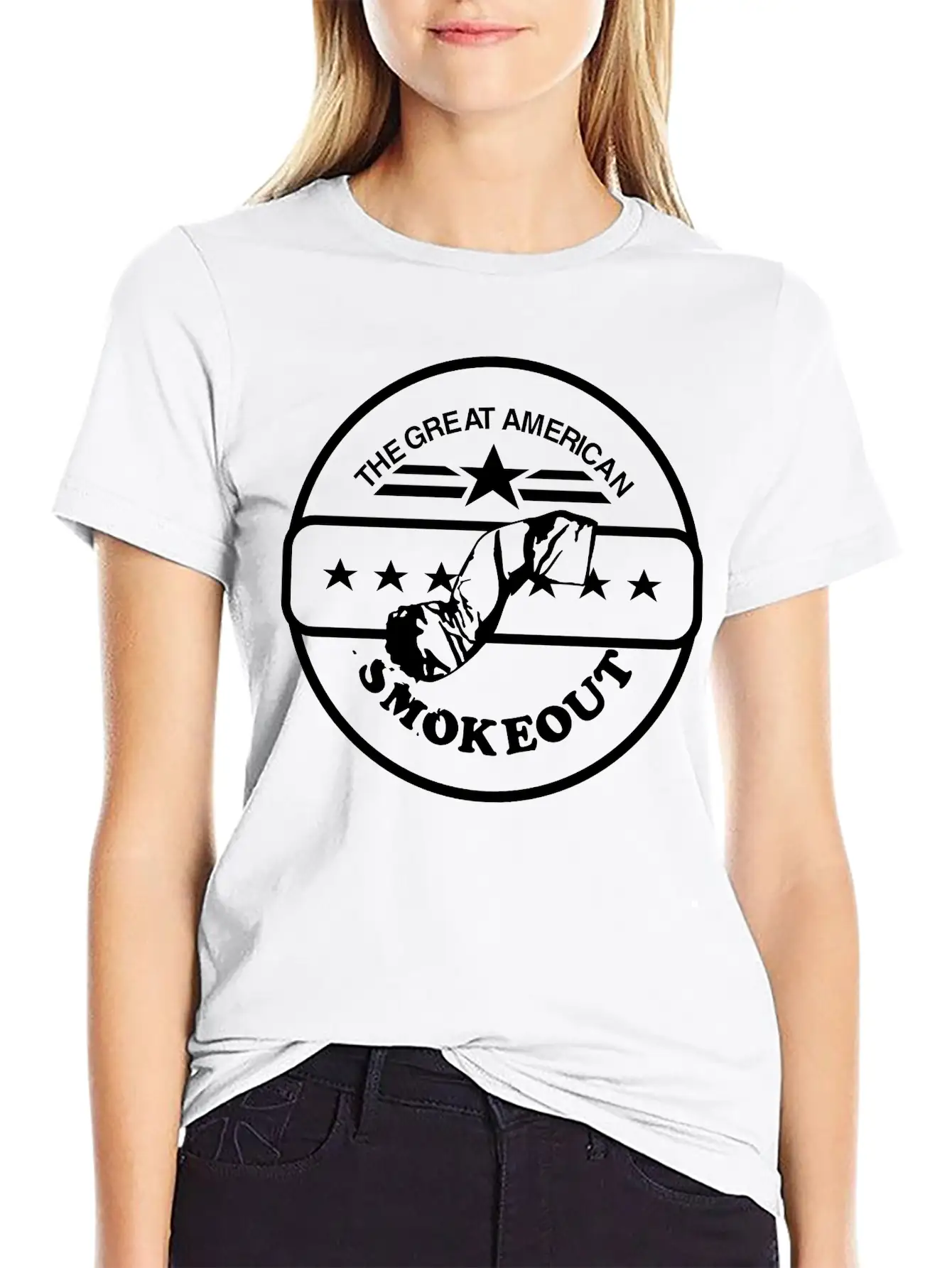 American Smokeout 2 Stylish Everyday T-Shirt – Unisex Basic Cotton Tee