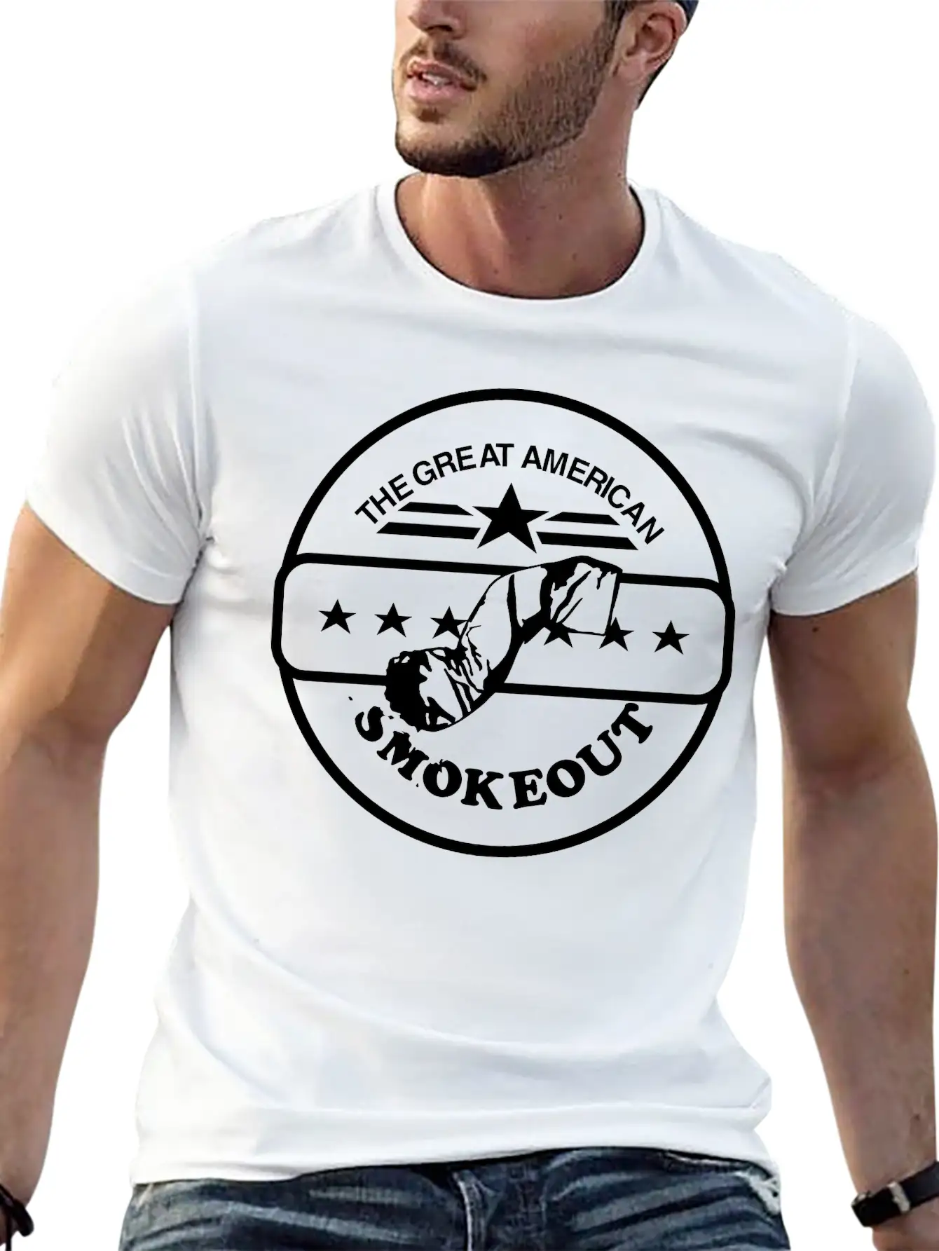 American Smokeout 2 Stylish Everyday T-Shirt – Unisex Basic Cotton Tee
