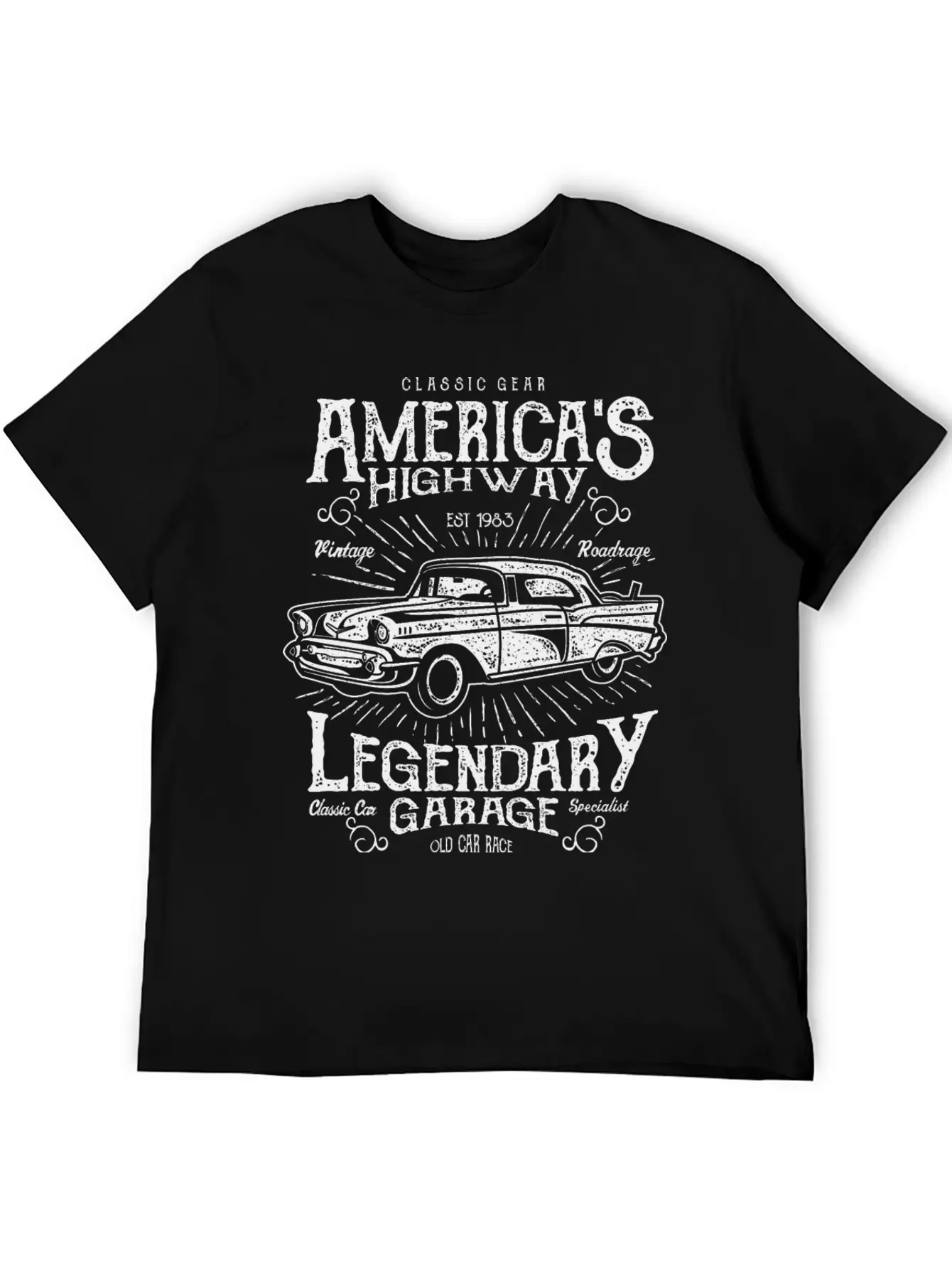 Americas Highway Timeless Short Sleeve Tee – Comfy And Minimalist Design