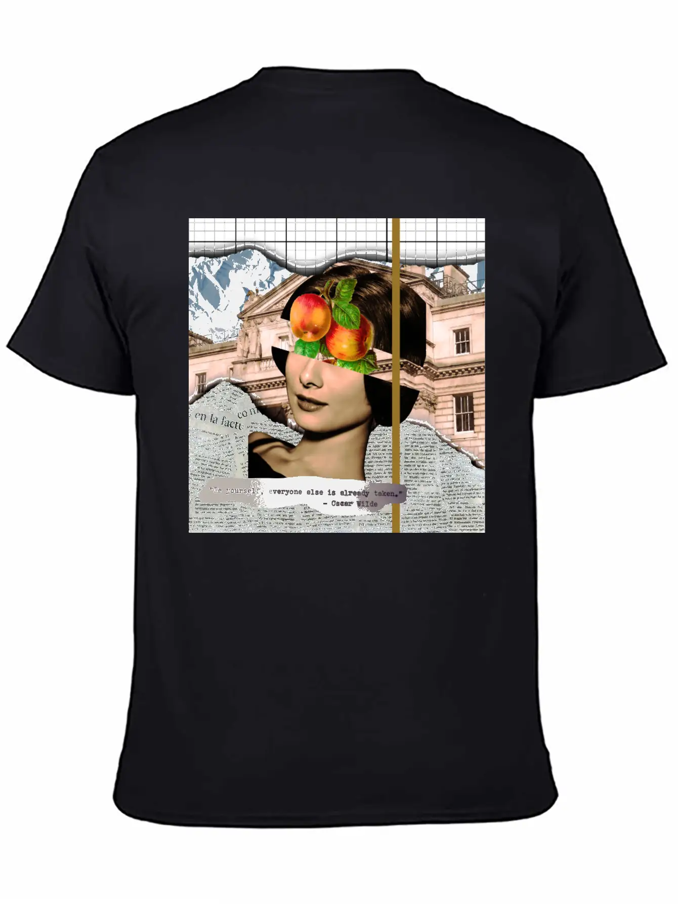 Analog Collage Art Stylish Everyday T-Shirt – Unisex Basic Cotton Tee