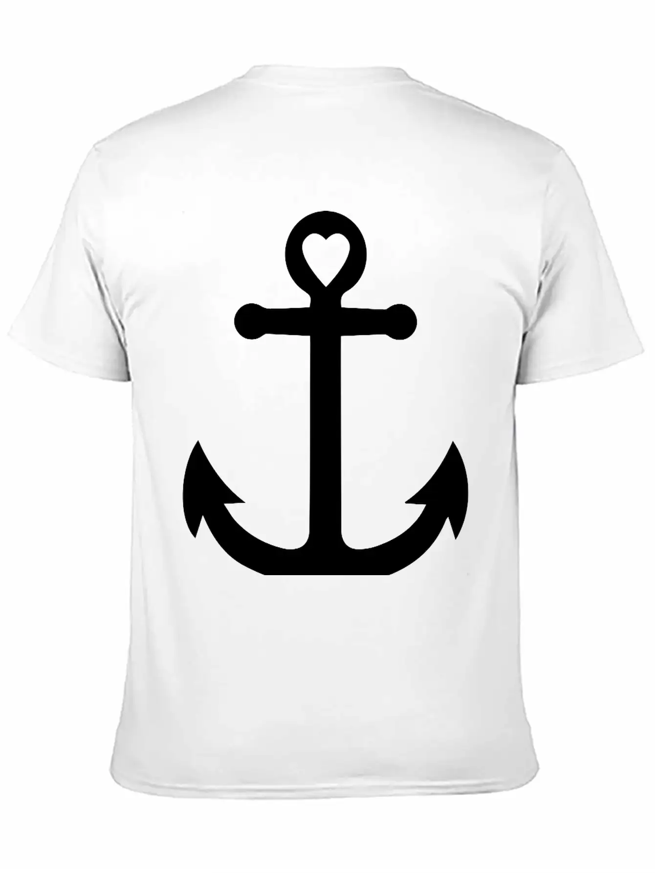 Anchor Heart Basic Graphic T-Shirt – Daily Comfort In Soft Cotton