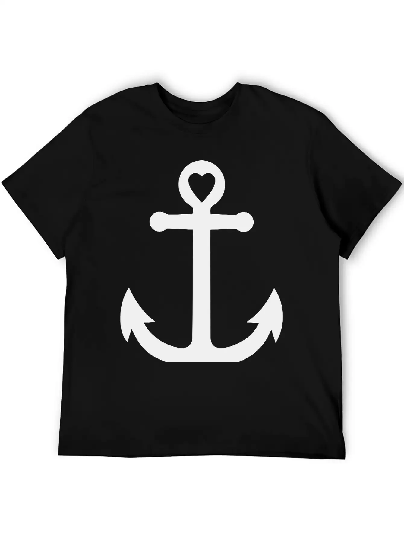 Anchor Heart Basic Graphic T-Shirt – Daily Comfort In Soft Cotton