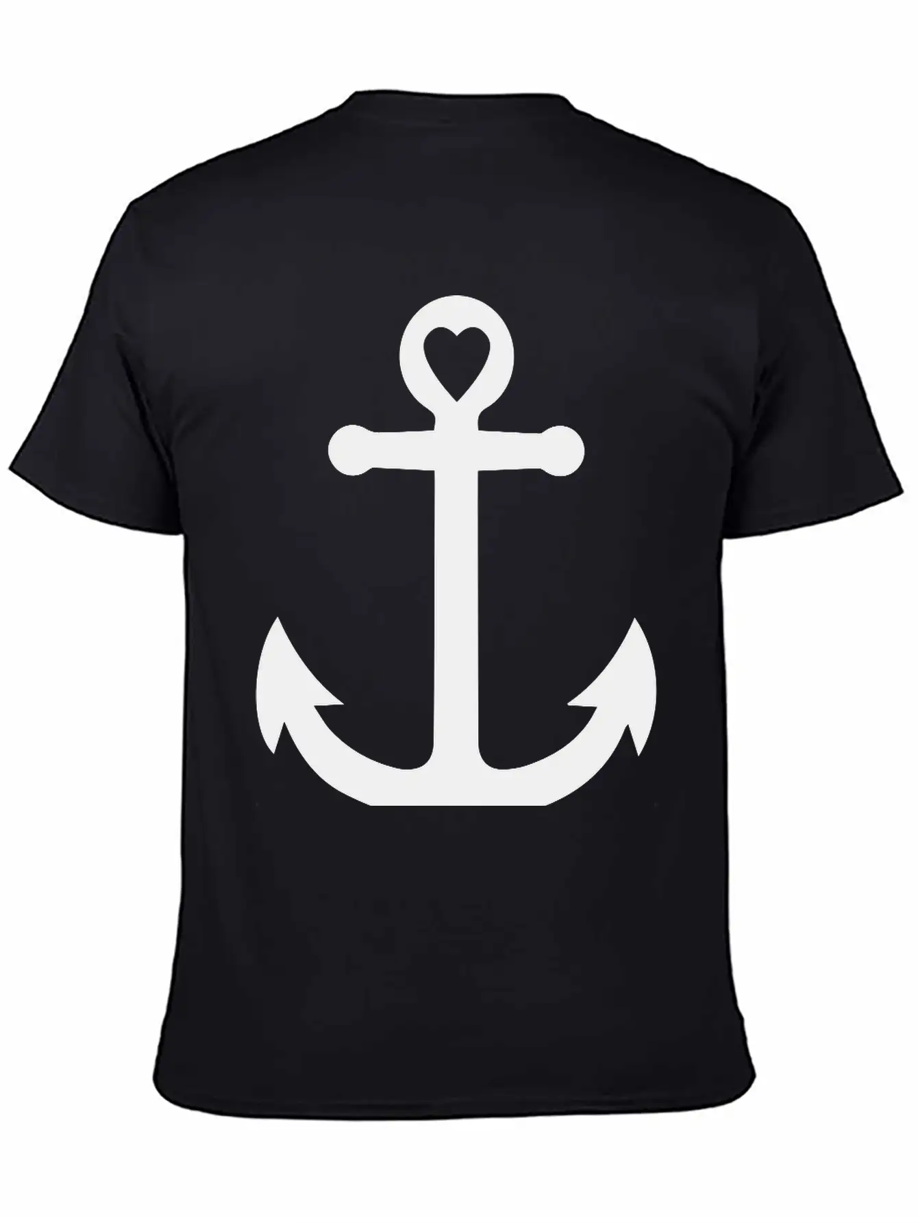 Anchor Heart Basic Graphic T-Shirt – Daily Comfort In Soft Cotton
