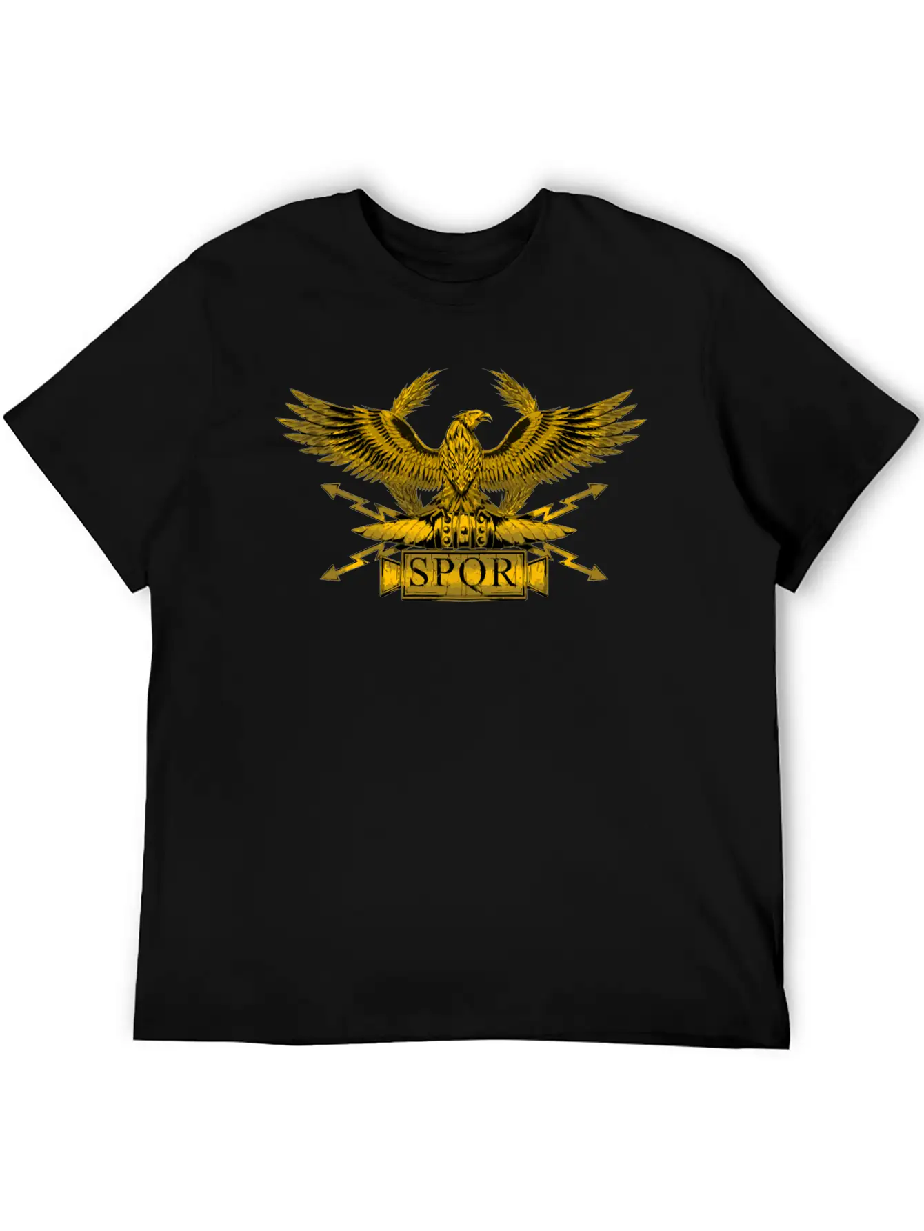 Ancient Classical Roman Eagle Legionary Standard S Stylish Everyday T-Shirt – Unisex Basic Cotton Tee