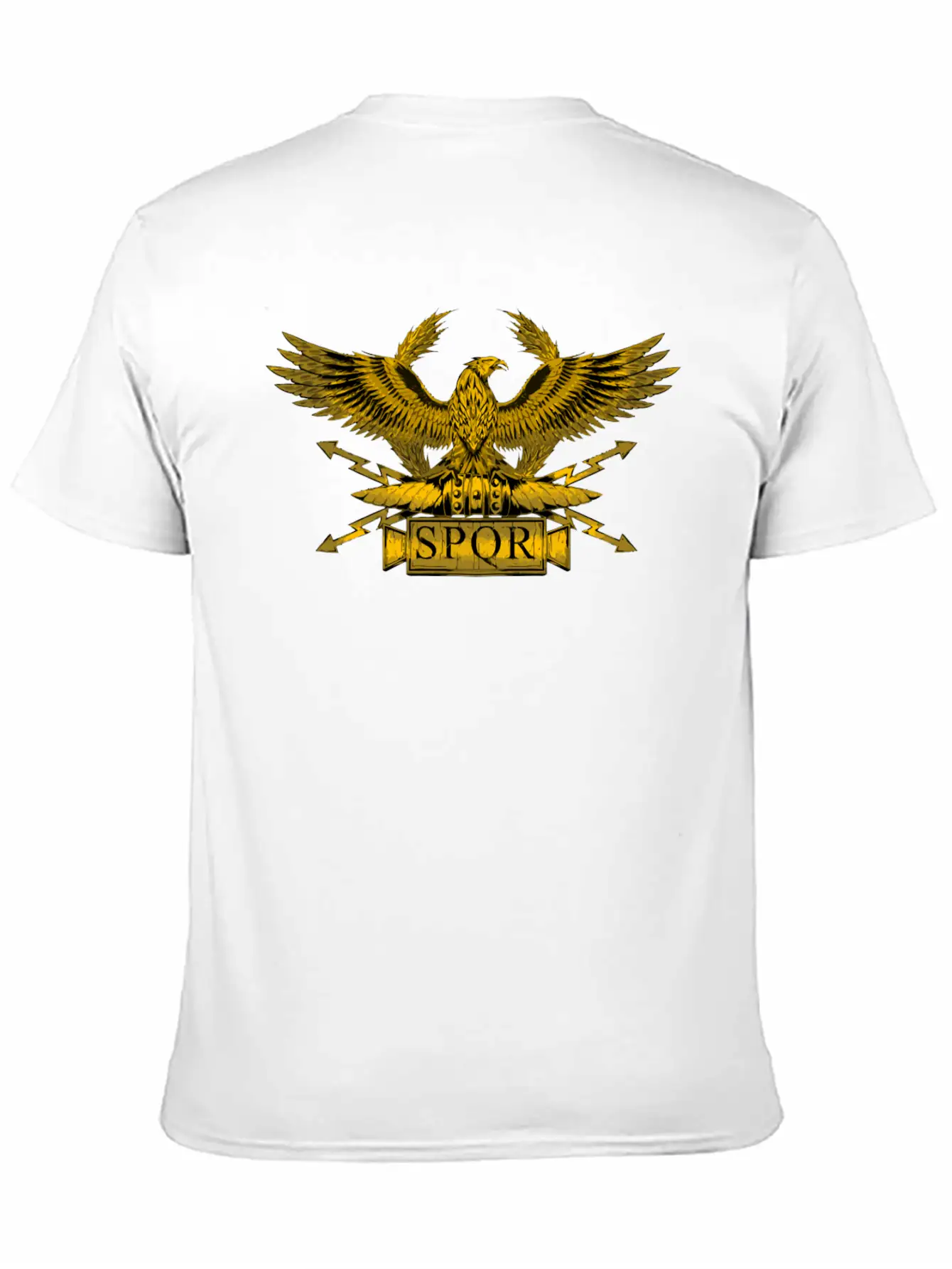 Ancient Classical Roman Eagle Legionary Standard S Stylish Everyday T-Shirt – Unisex Basic Cotton Tee