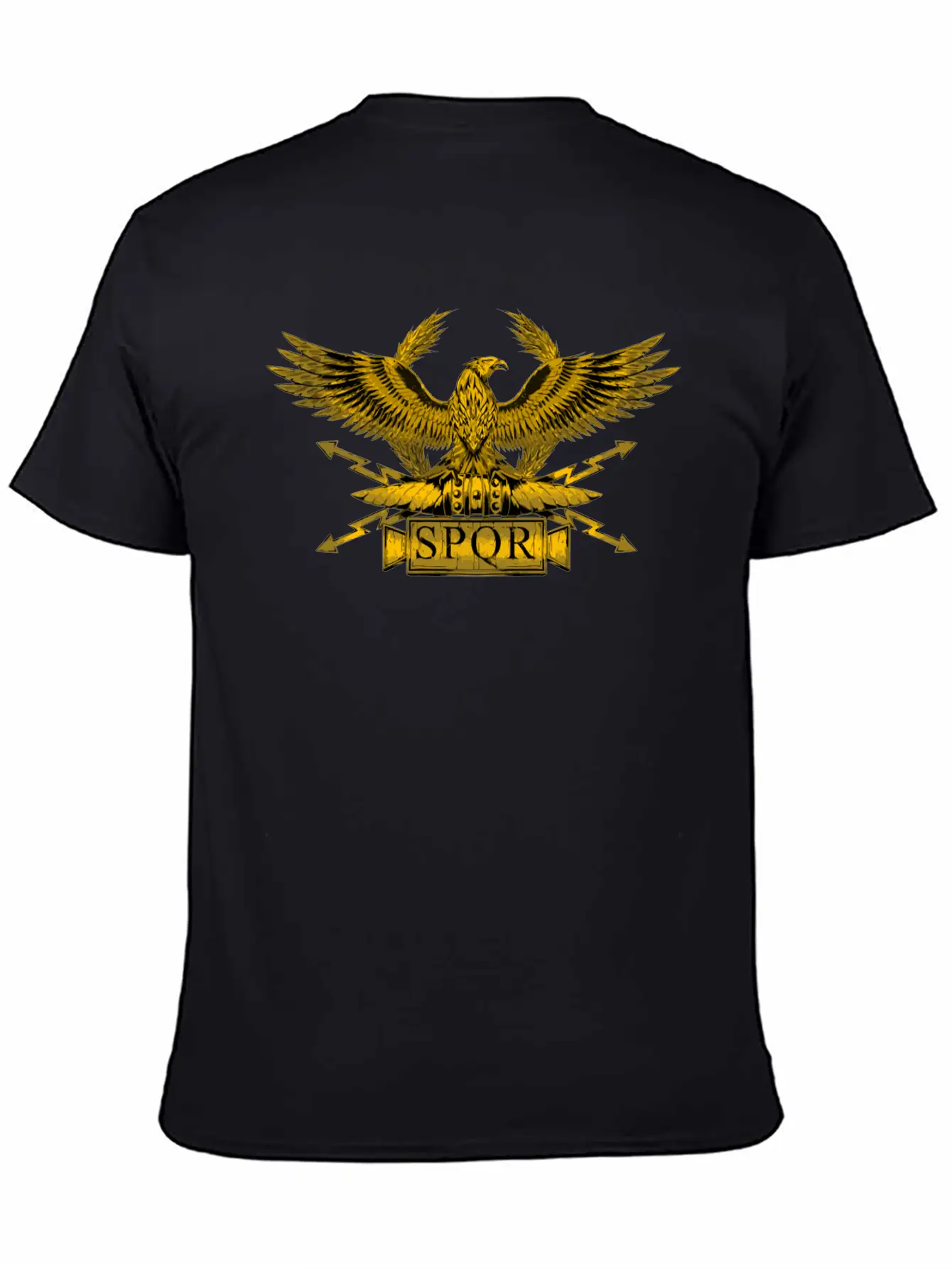Ancient Classical Roman Eagle Legionary Standard S Stylish Everyday T-Shirt – Unisex Basic Cotton Tee
