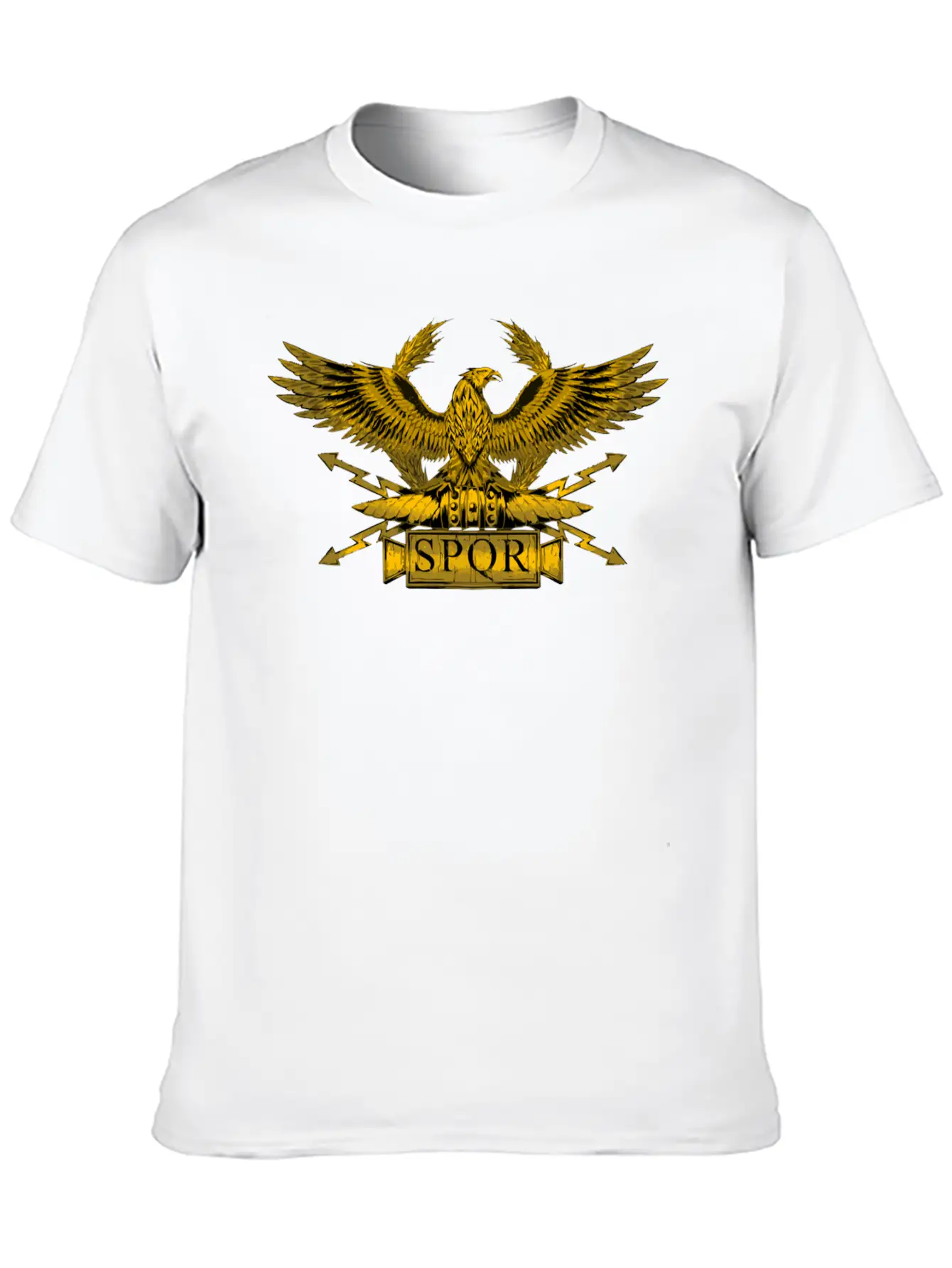 Ancient Classical Roman Eagle Legionary Standard S Stylish Everyday T-Shirt – Unisex Basic Cotton Tee
