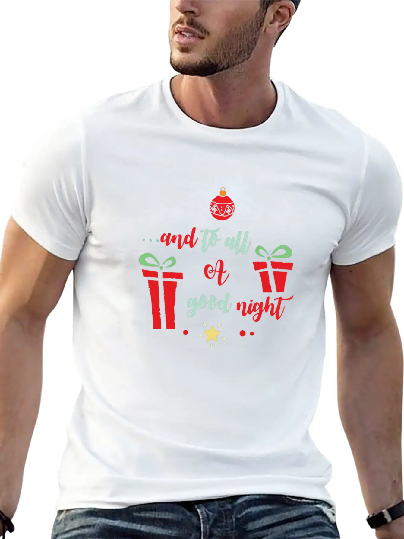 And To All A Good Night Essential Unisex Summer Tee – Soft Cotton Casual Fit