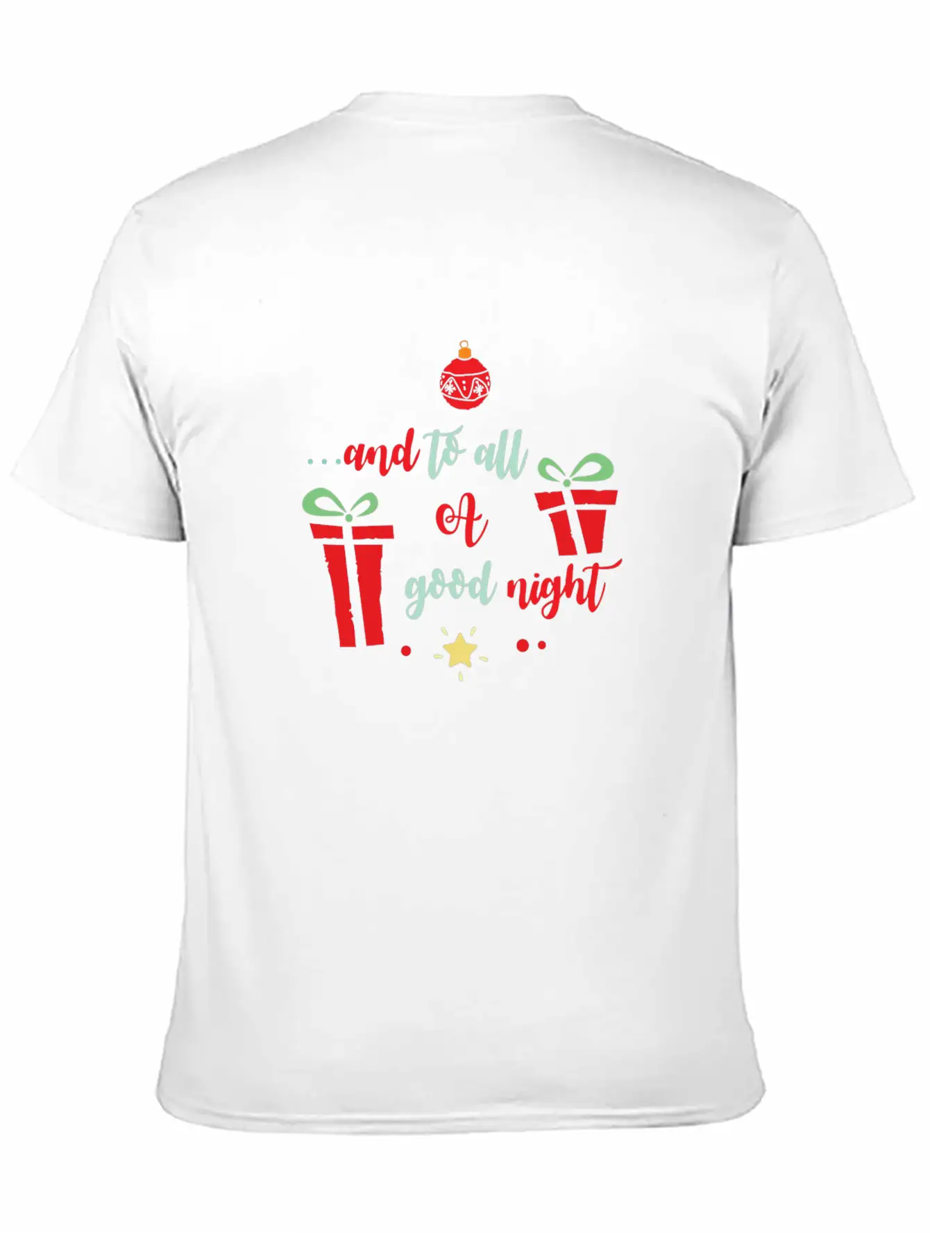 And To All A Good Night Essential Unisex Summer Tee – Soft Cotton Casual Fit