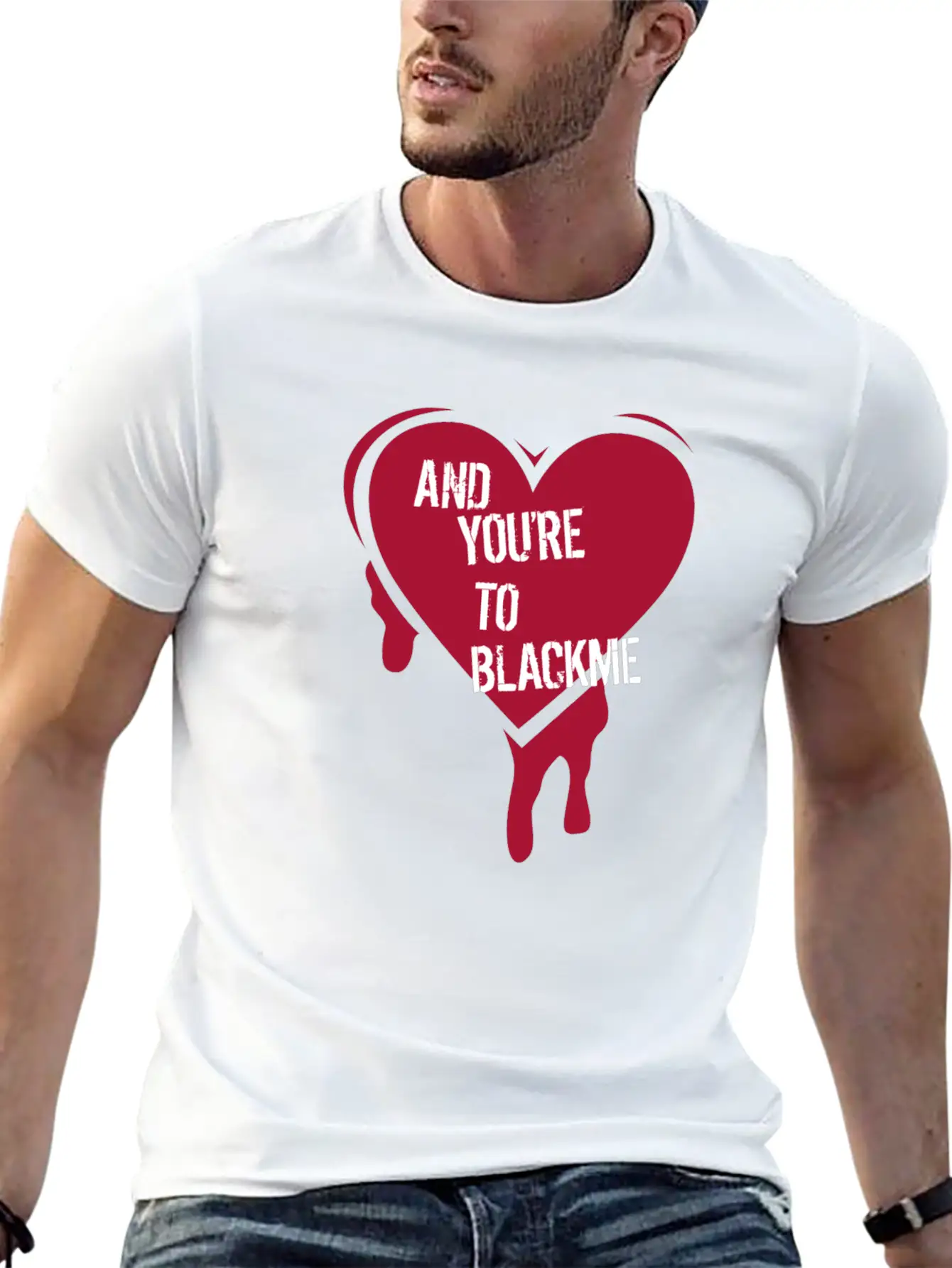 And Youre To Blackme Unisex Short Sleeve Soft Cotton T-Shirt – Casual Everyday Wear