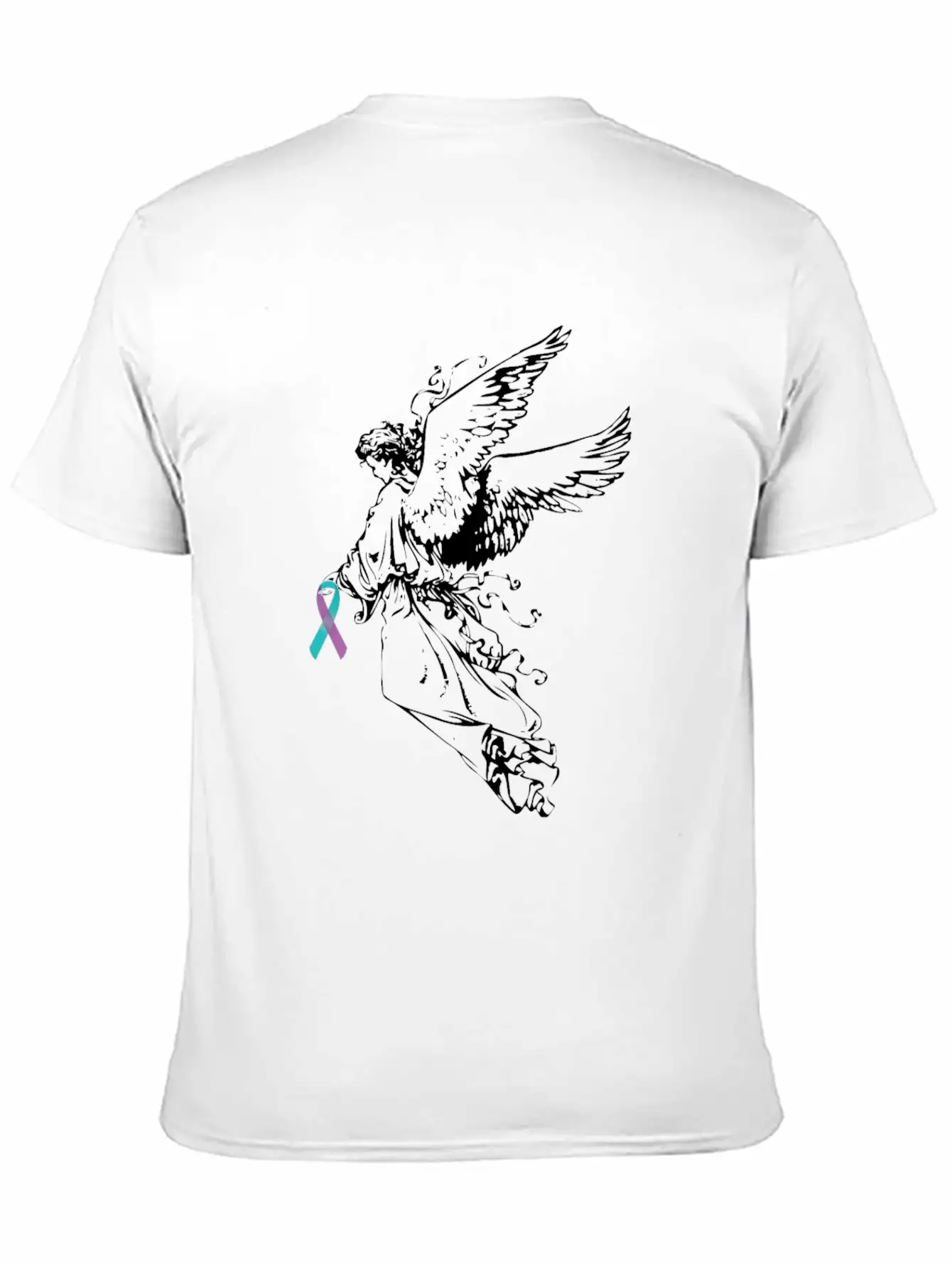 Angel Suicide Awareness Suicide Prevention Stylish Everyday T-Shirt – Unisex Basic Cotton Tee