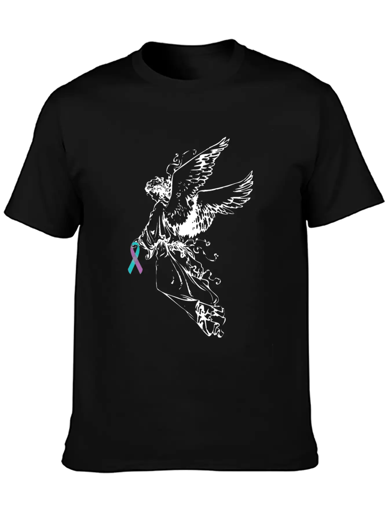 Angel Suicide Awareness Suicide Prevention Stylish Everyday T-Shirt – Unisex Basic Cotton Tee