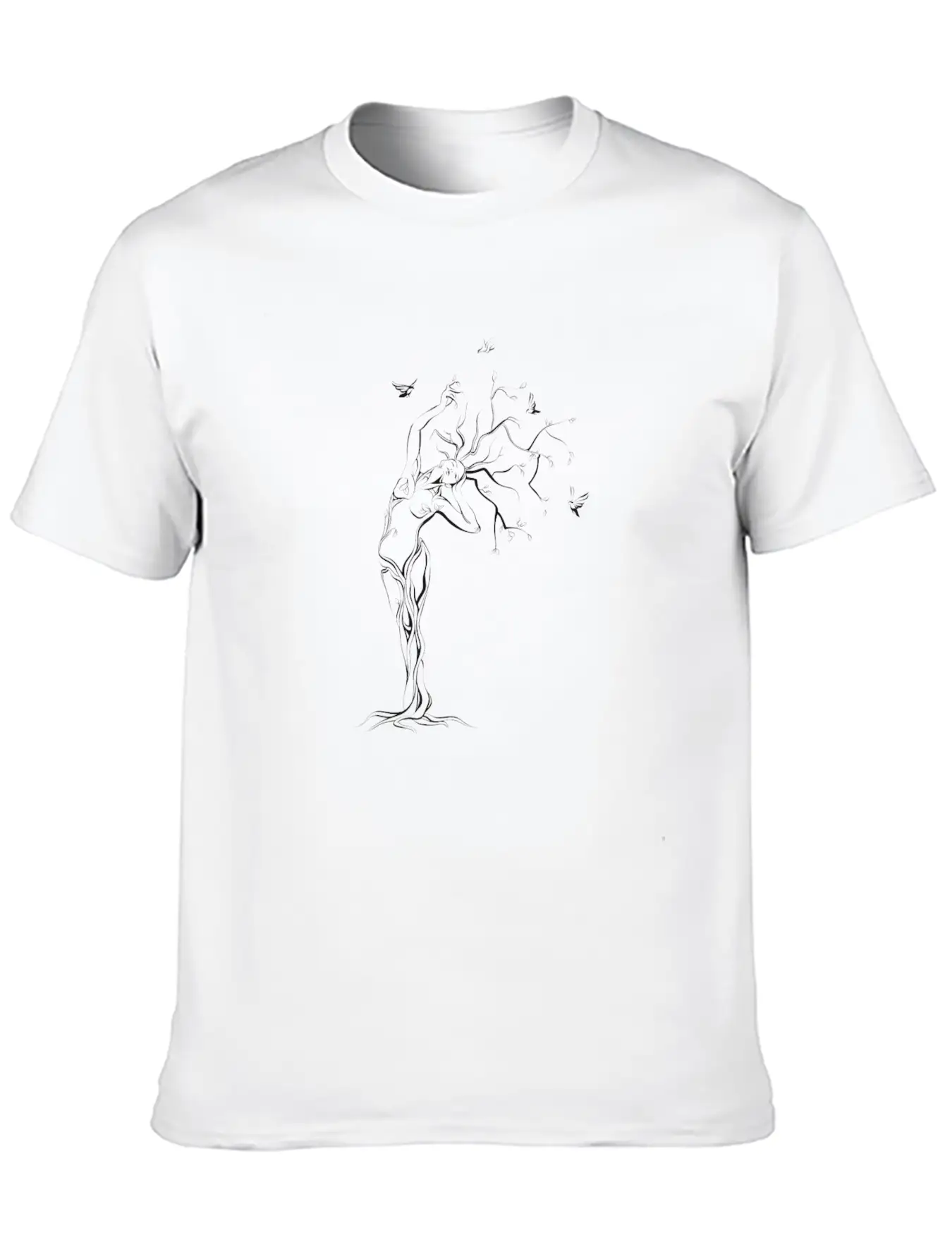 Angel Woman Roots Unisex Short Sleeve Soft Cotton T-Shirt – Casual Everyday Wear