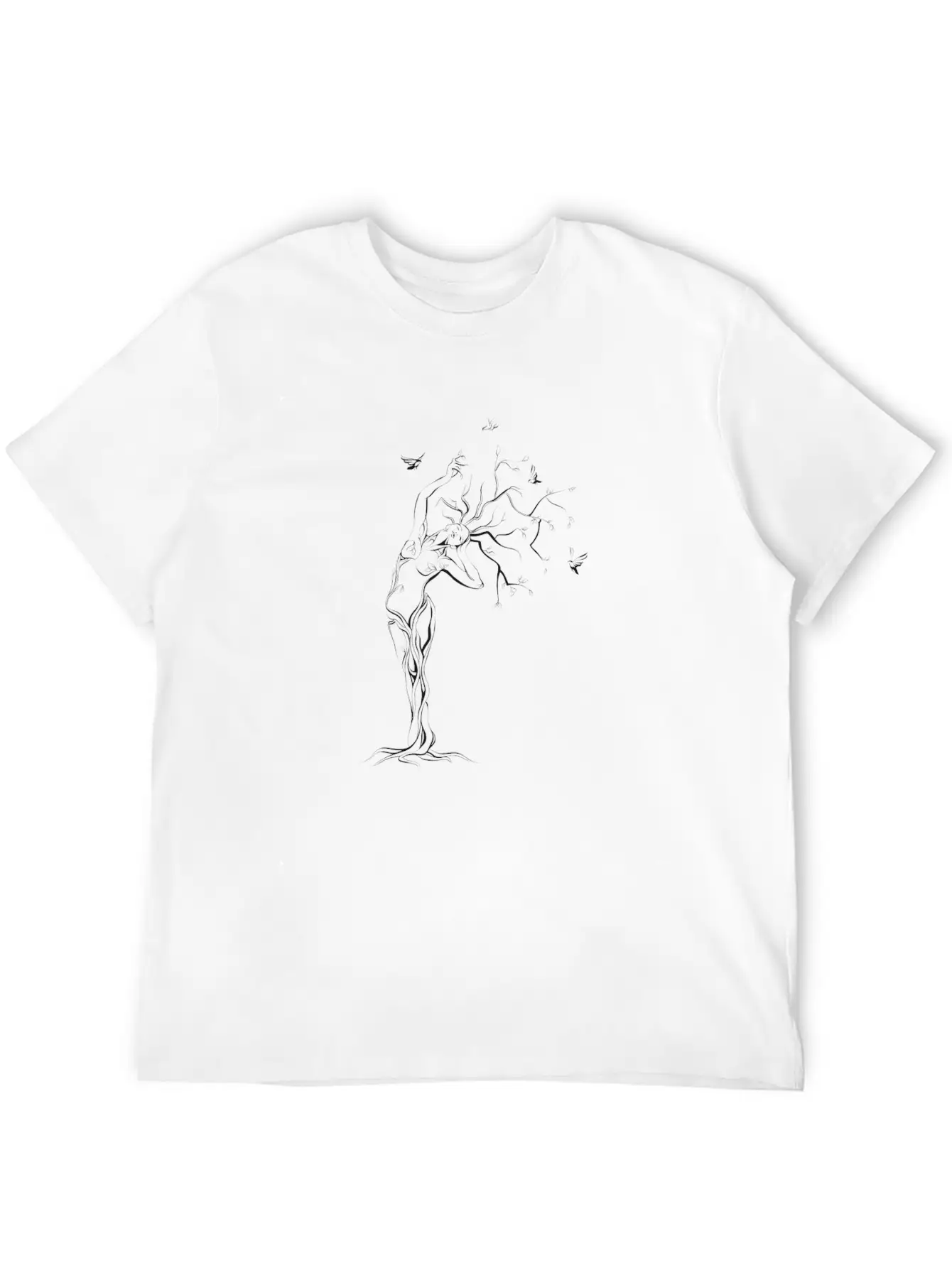Angel Woman Roots Unisex Short Sleeve Soft Cotton T-Shirt – Casual Everyday Wear