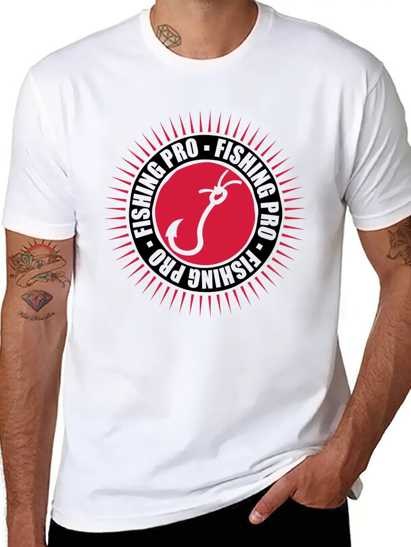 Angler Fishing Pro Stylish Everyday T-Shirt – Unisex Basic Cotton Tee