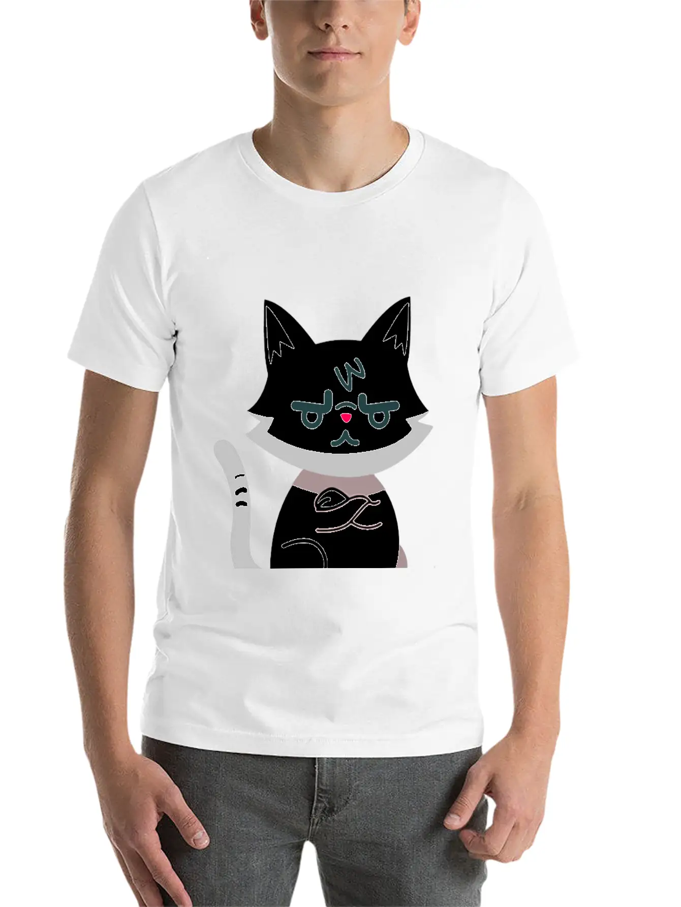Angry Cat Timeless Short Sleeve Tee – Comfy And Minimalist Design