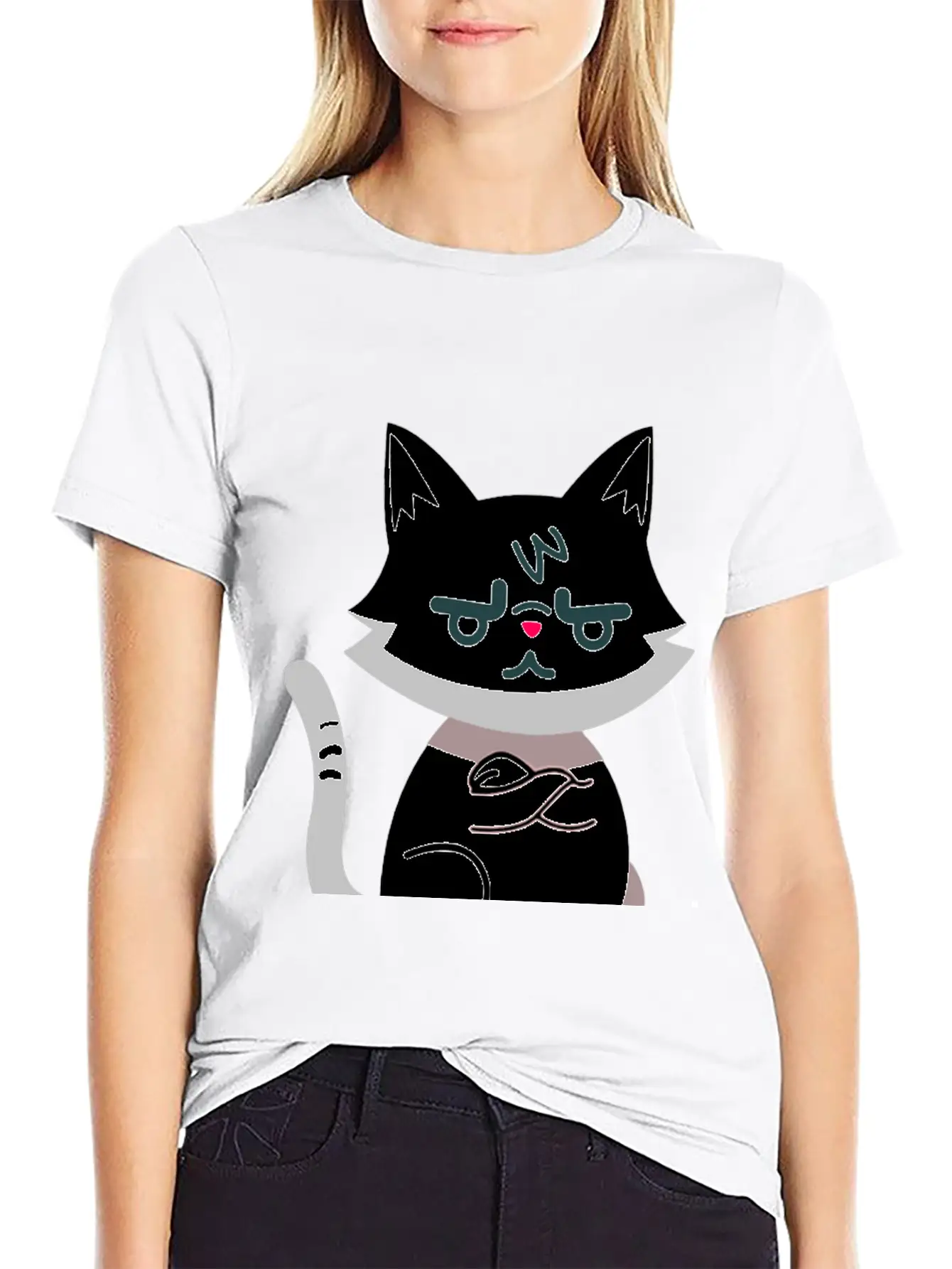 Angry Cat Timeless Short Sleeve Tee – Comfy And Minimalist Design