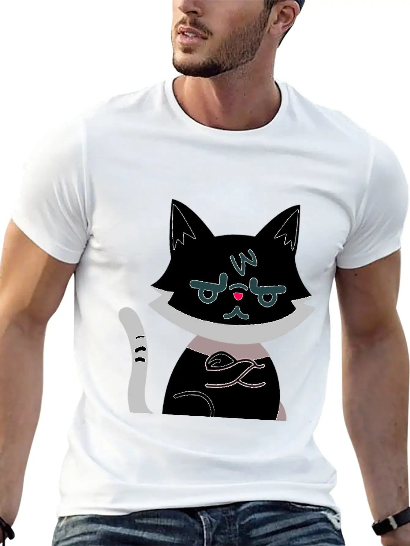 Angry Cat Timeless Short Sleeve Tee – Comfy And Minimalist Design