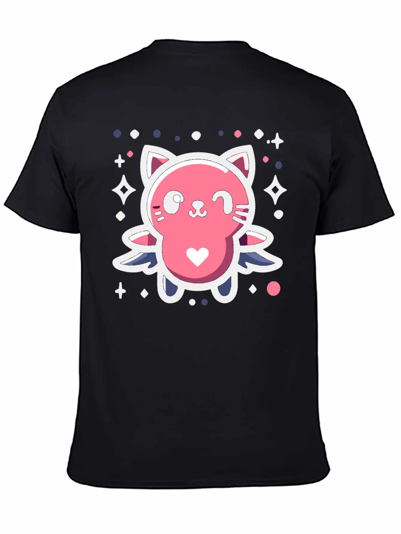 Animal Cupid Cutie Unisex Short Sleeve Soft Cotton T-Shirt – Casual Everyday Wear
