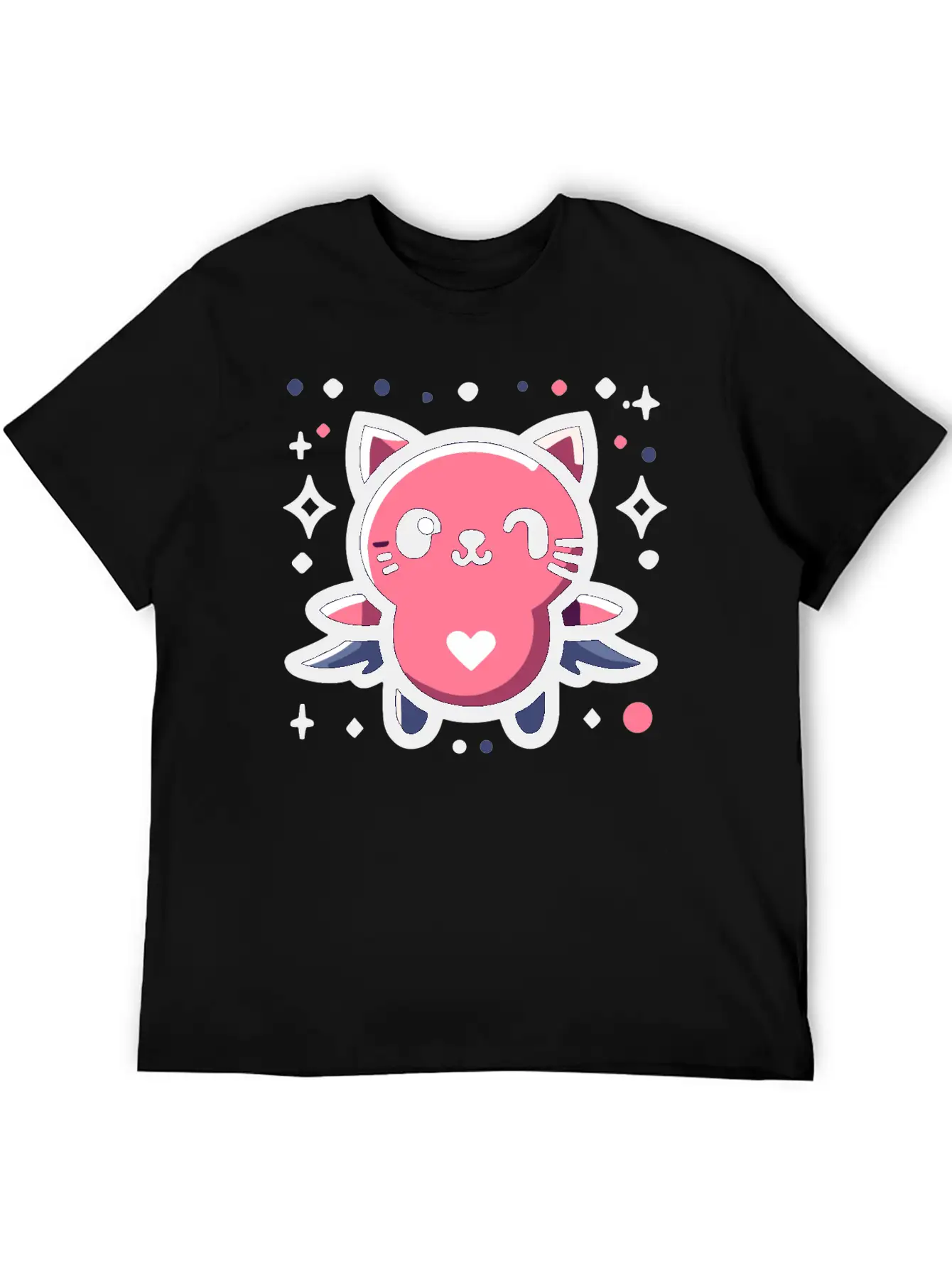 Animal Cupid Cutie Unisex Short Sleeve Soft Cotton T-Shirt – Casual Everyday Wear