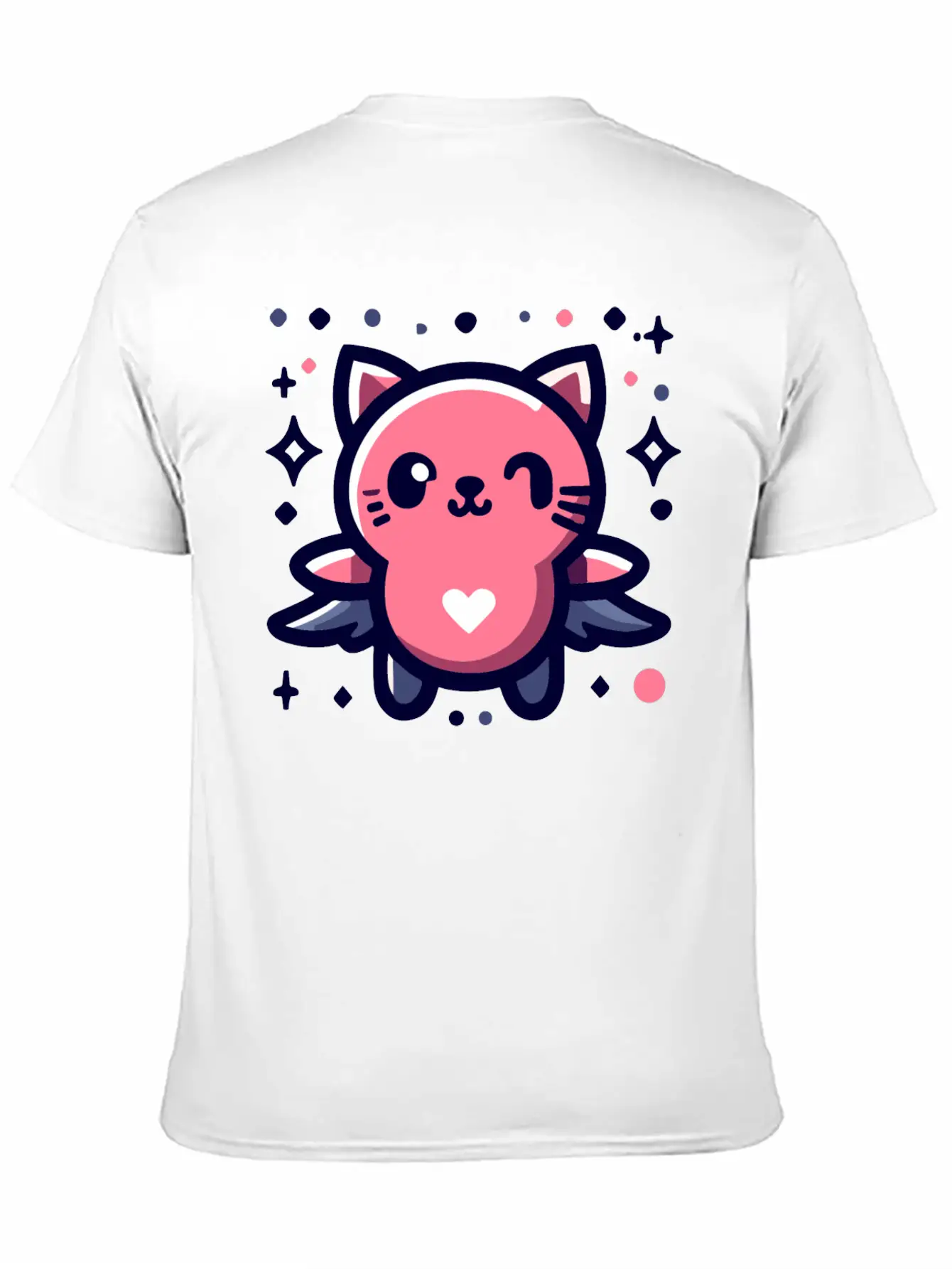 Animal Cupid Cutie Unisex Short Sleeve Soft Cotton T-Shirt – Casual Everyday Wear